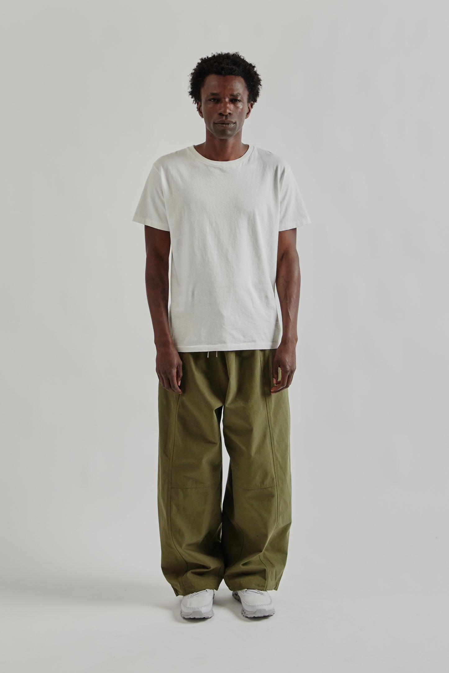 Estudio Niksen FW25 Panelled Balloon Pants Khaki 23