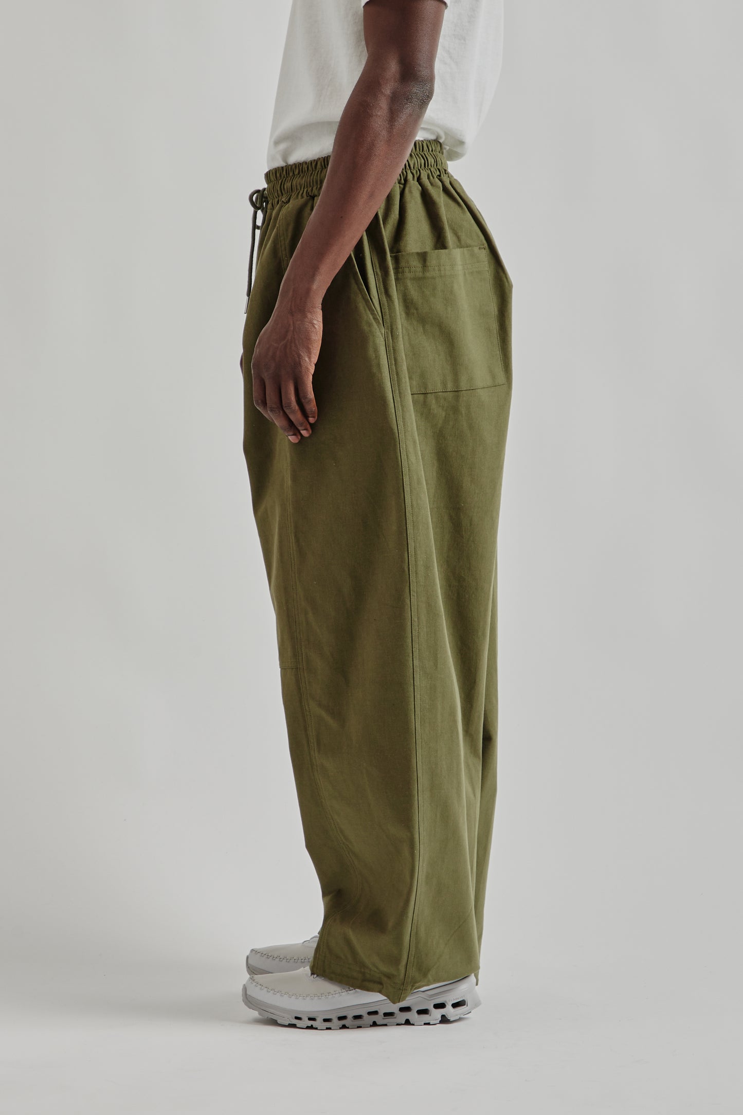 Estudio Niksen FW25 Panelled Balloon Pants Khaki 28