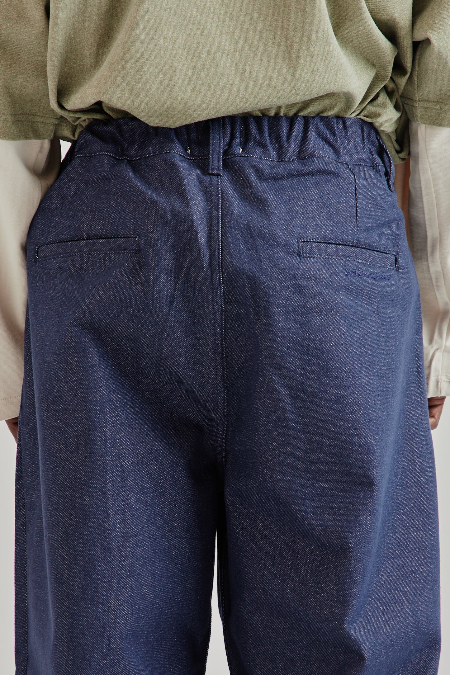 Estudio Niksen FW25 Pintuck Wide Jeans Indigo5