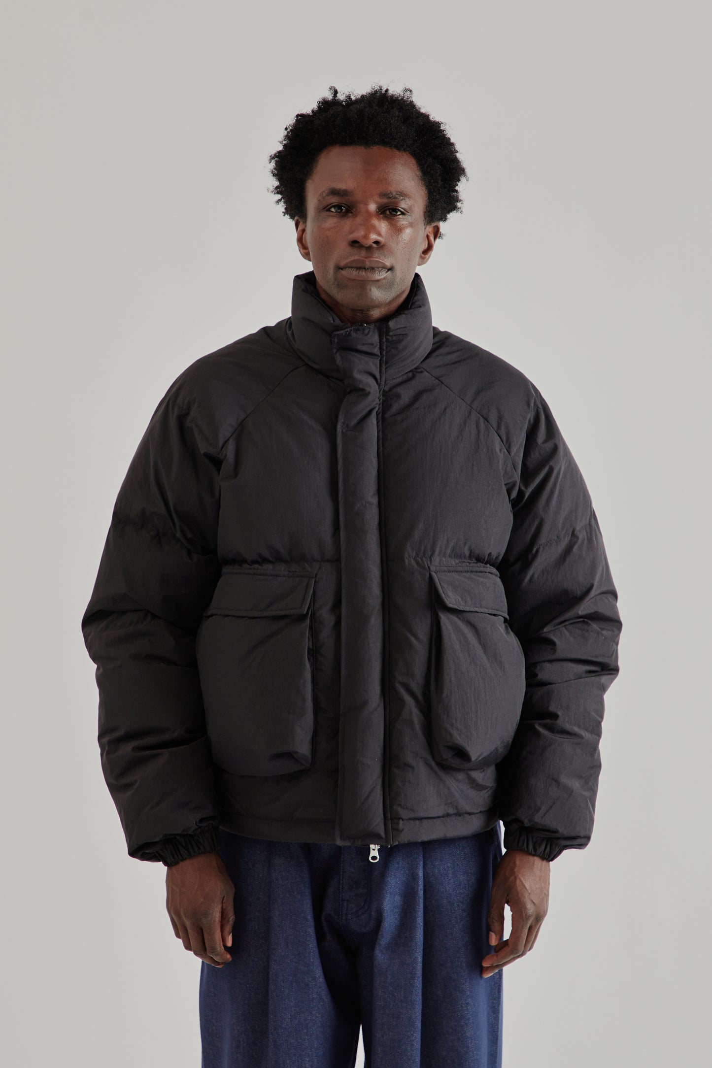 Estudio Niksen FW25 Raglan Puffer Jacket Black2