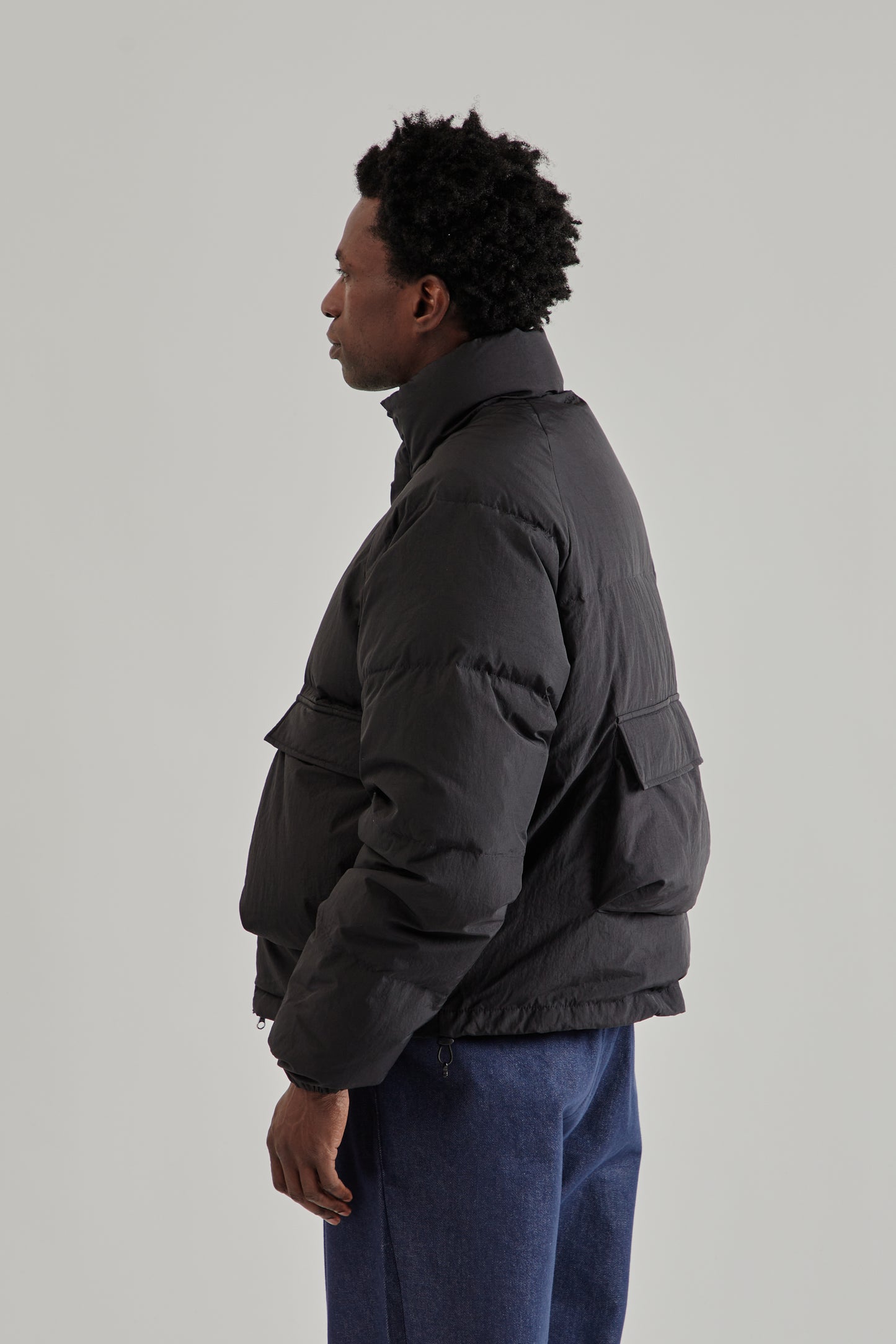 Estudio Niksen FW25 Raglan Puffer Jacket Black4