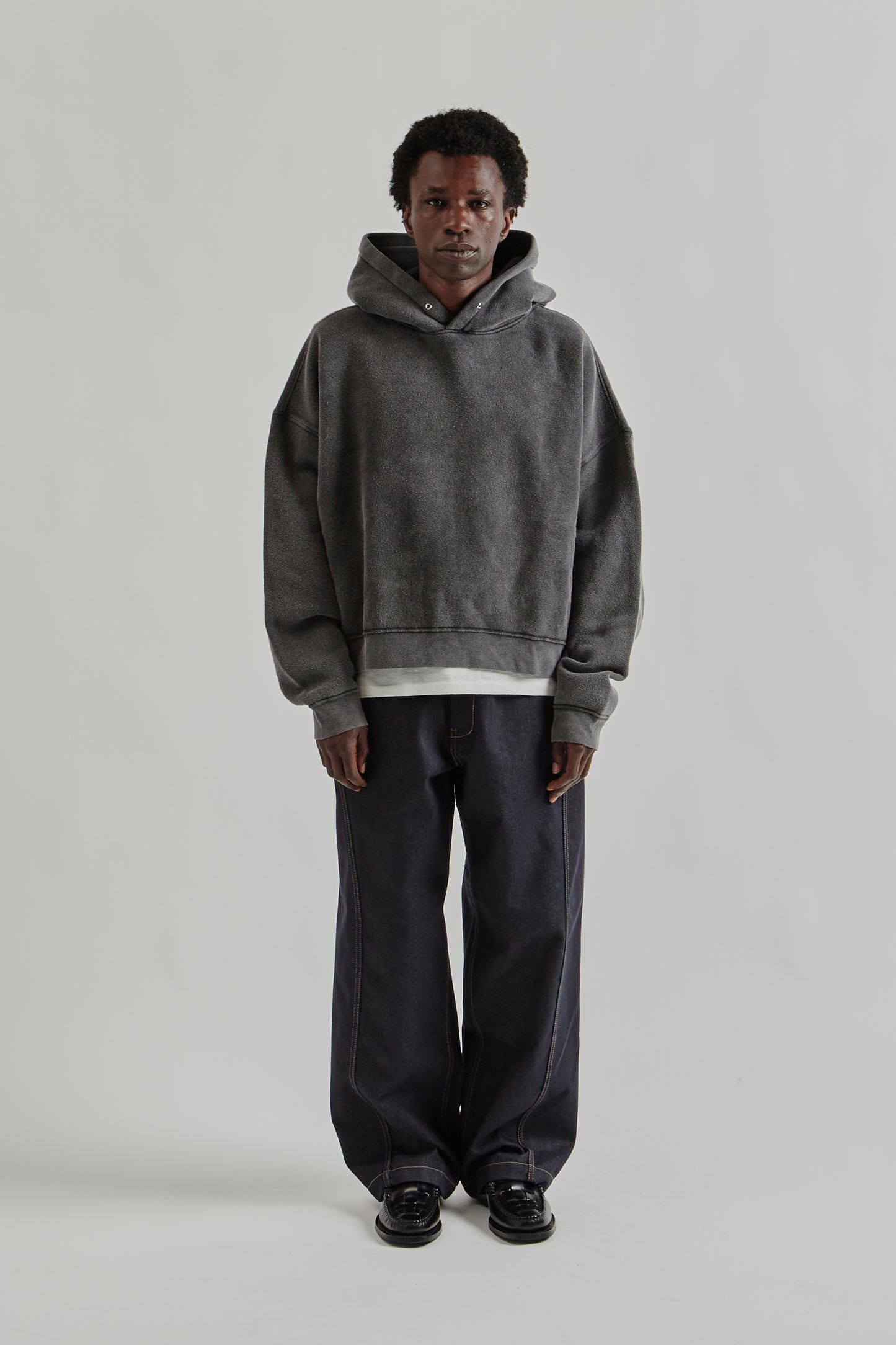 Estudio Niksen FW25 Raw Denim In-Stitch Jeans Indigo 1