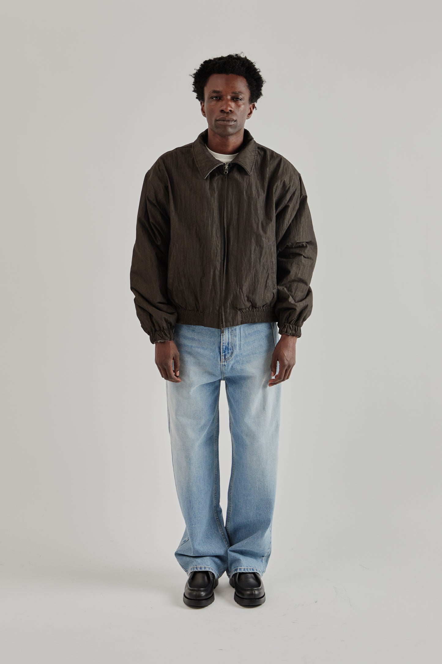 Estudio Niksen FW25 Reversible Bomber Jacket Grey1