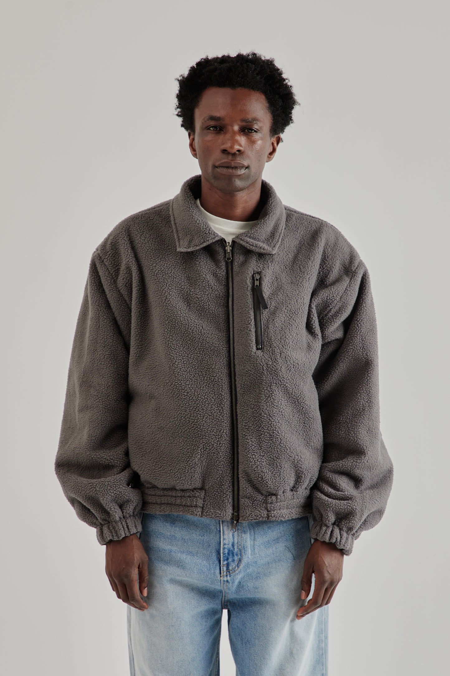 Estudio Niksen FW25 Reversible Bomber Jacket Grey14
