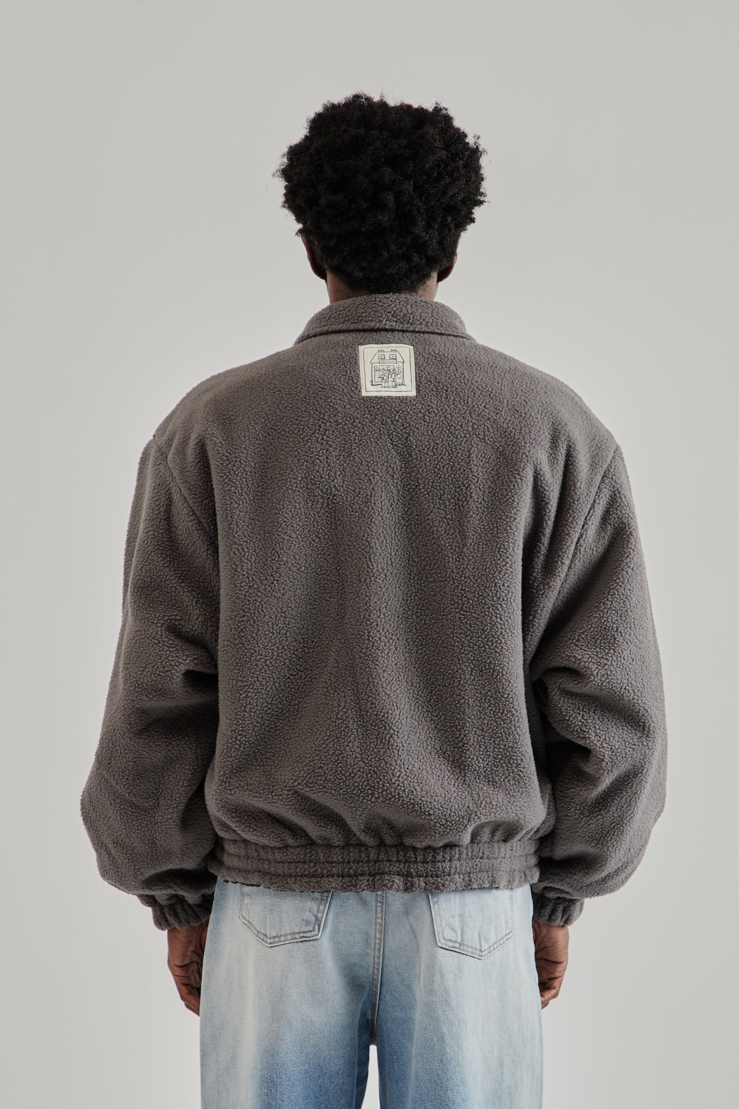 Estudio Niksen FW25 Reversible Bomber Jacket Grey17