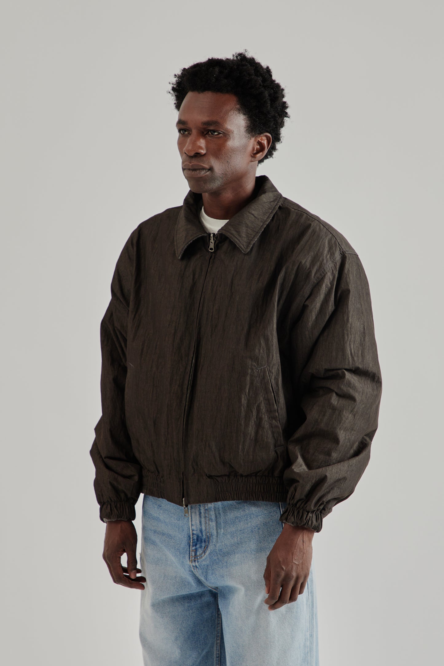 Estudio Niksen FW25 Reversible Bomber Jacket Grey3
