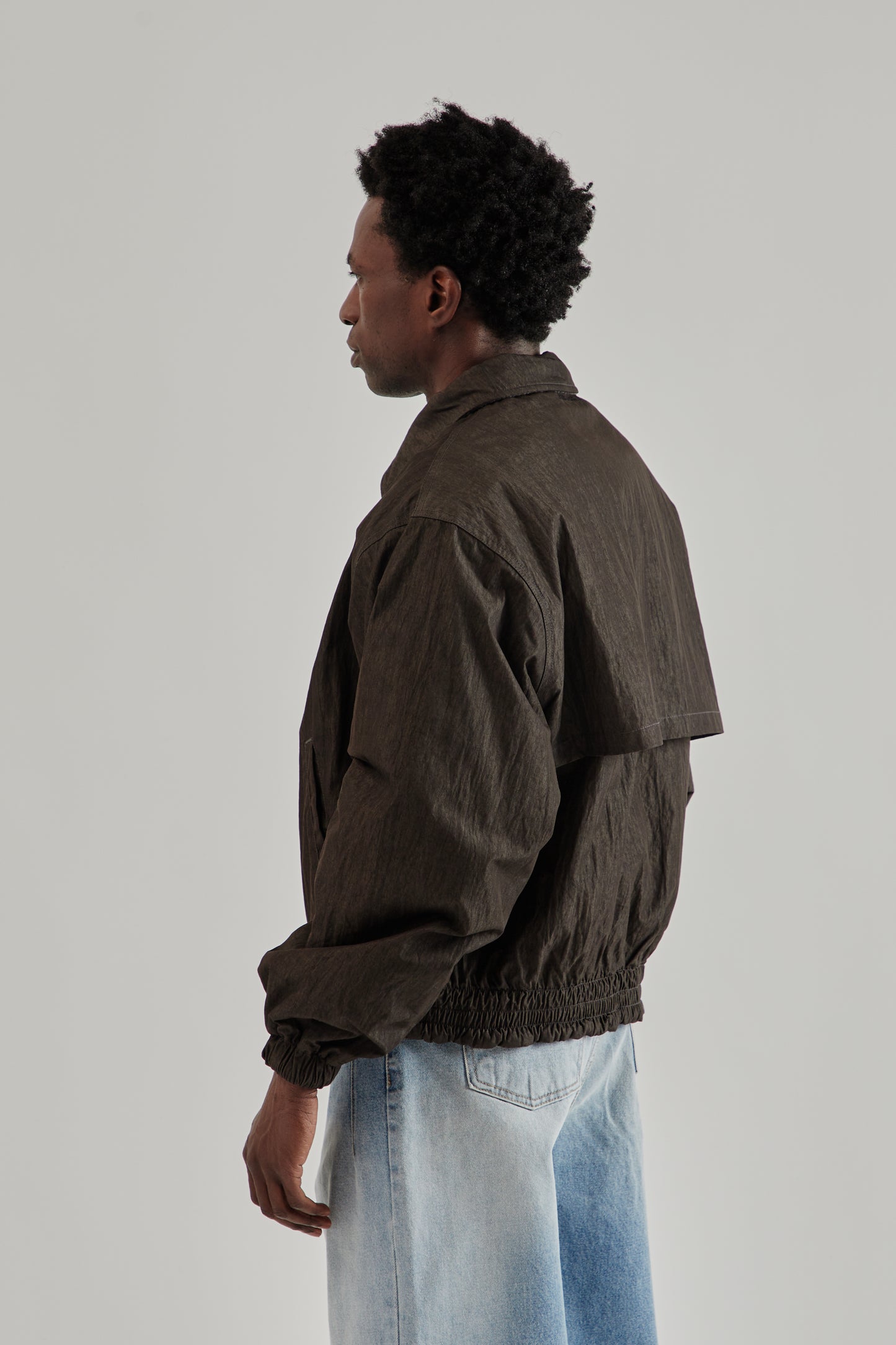Estudio Niksen FW25 Reversible Bomber Jacket Grey4