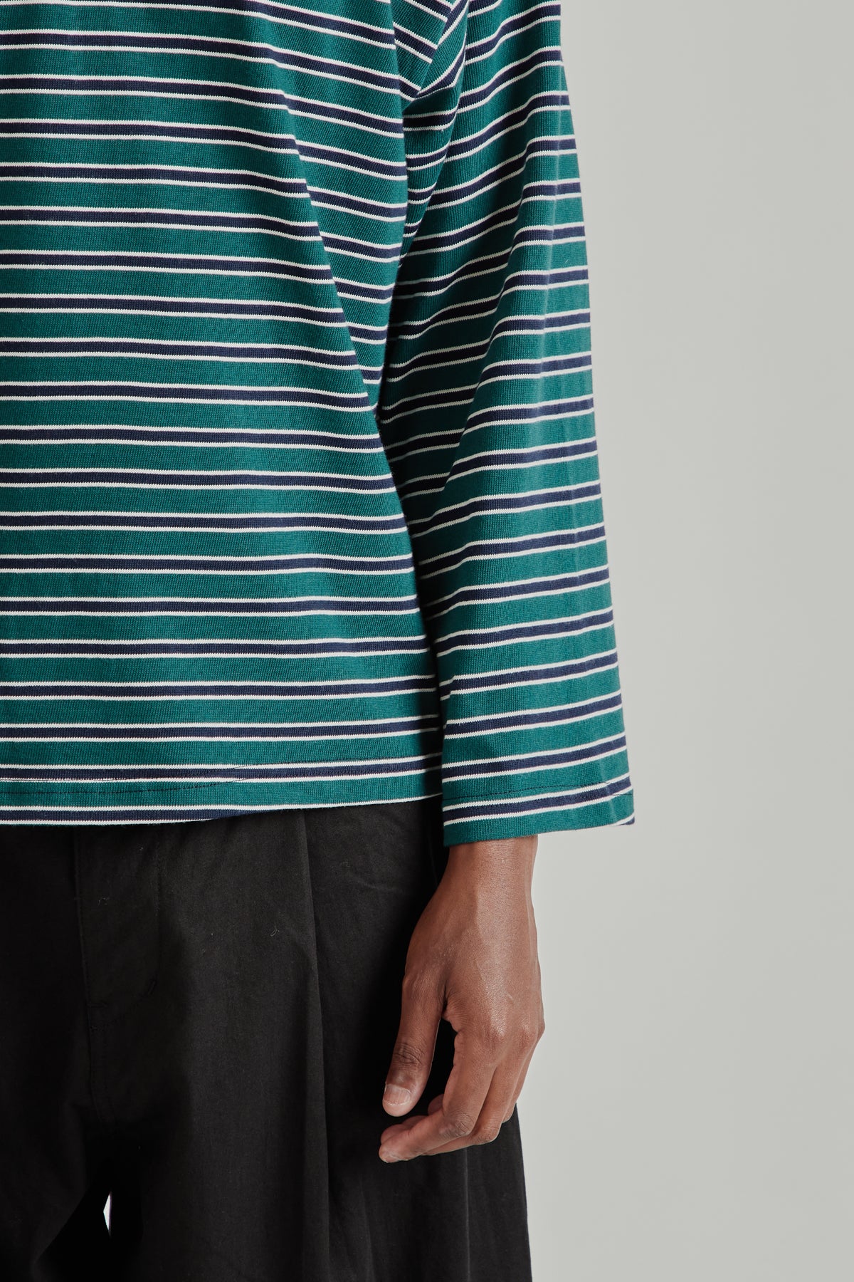 Estudio Niksen FW26 Longsleeve Stripe Tee Green1963