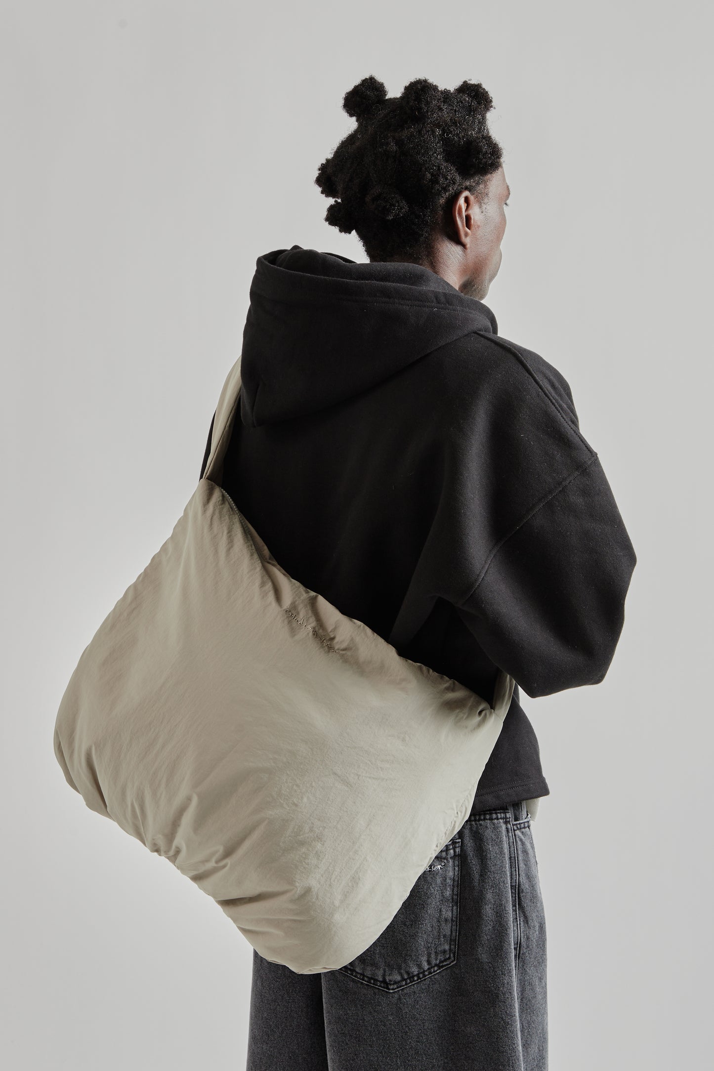 Crossbody Padded Bag - Grey