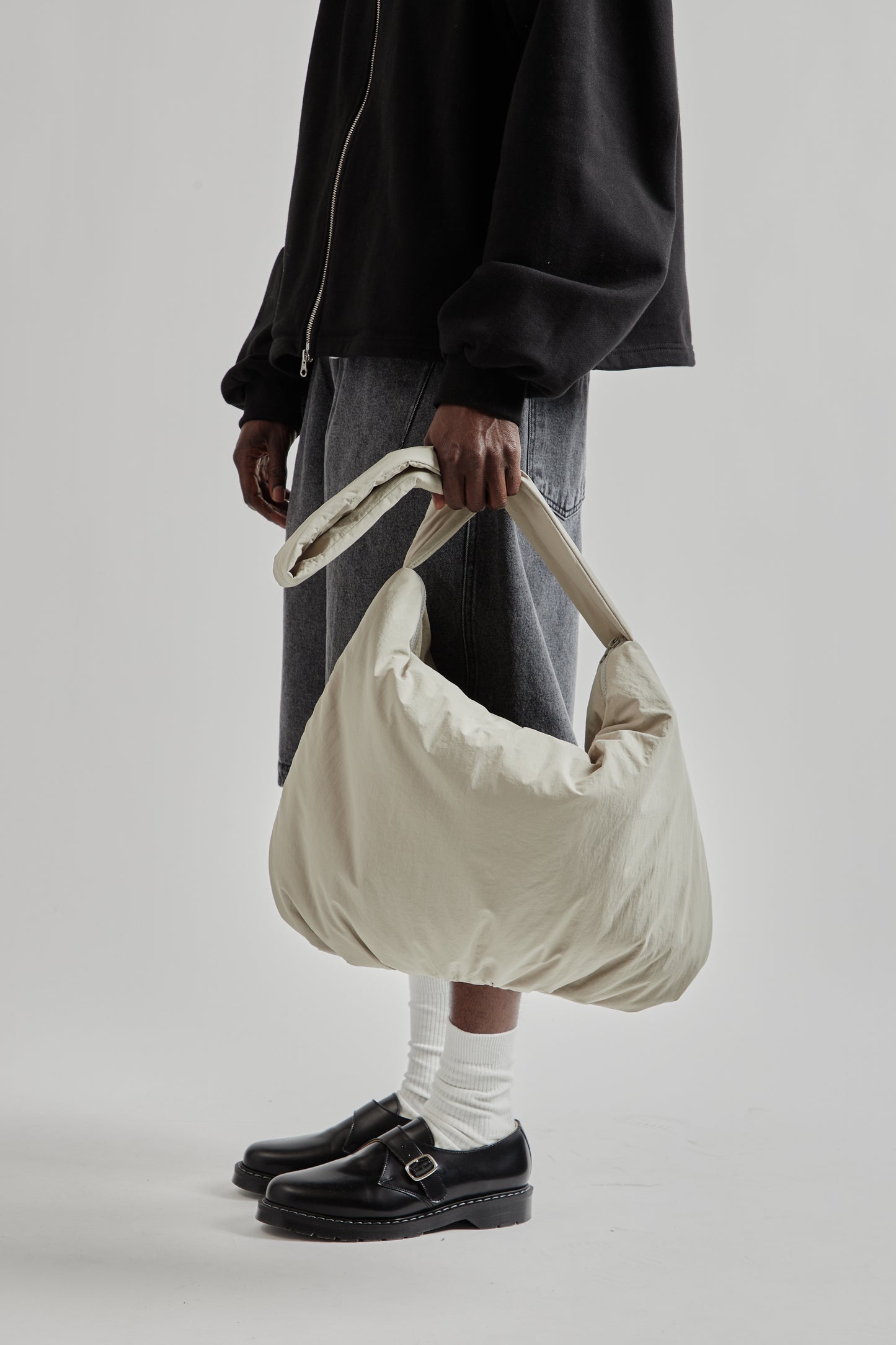 Crossbody Padded Bag - Grey