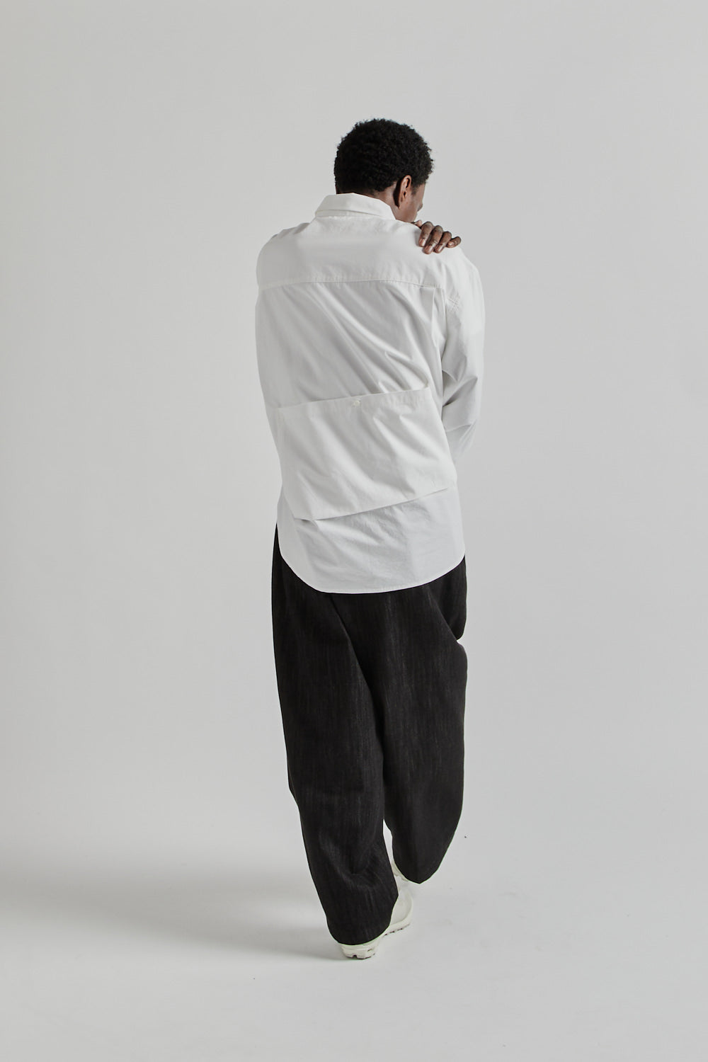 Estudio Niksen SS25 Five Pocket Button Shirt White 13