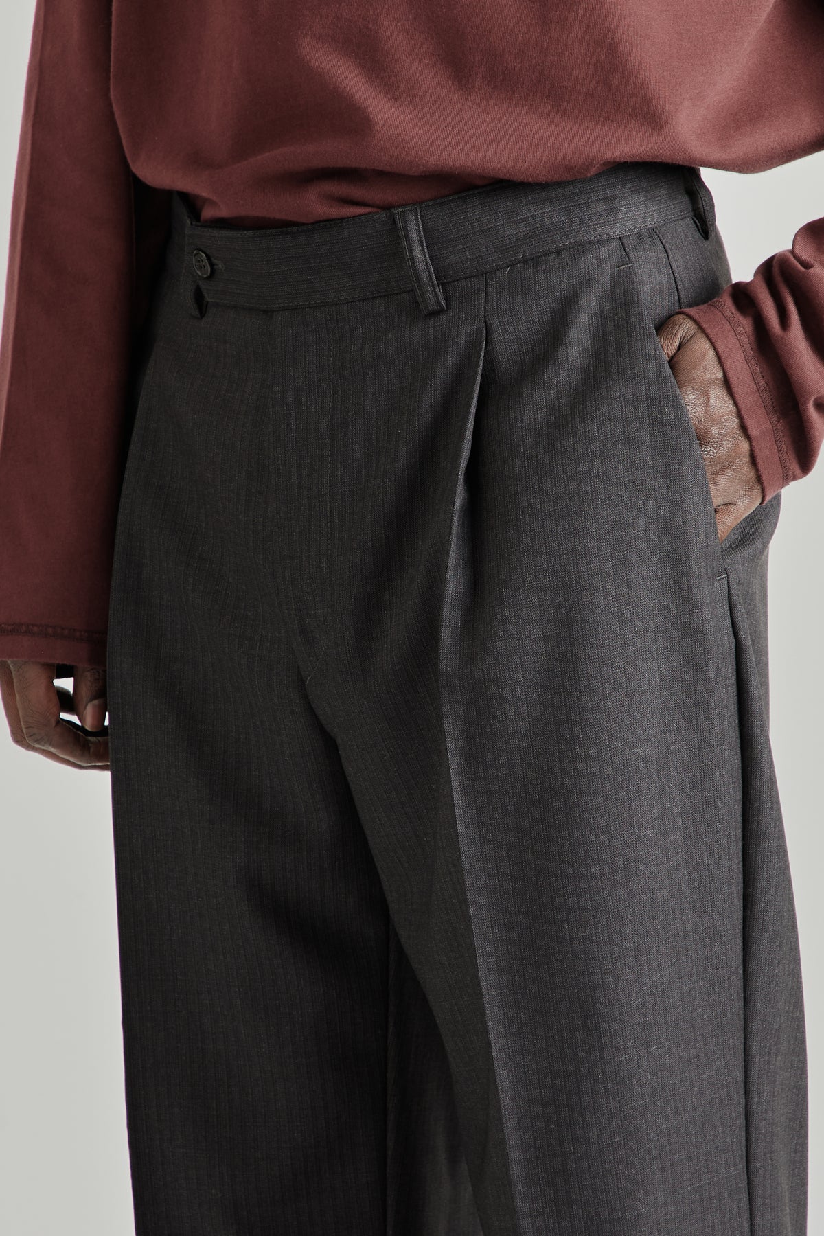 Classic Pants - Stripes Grey