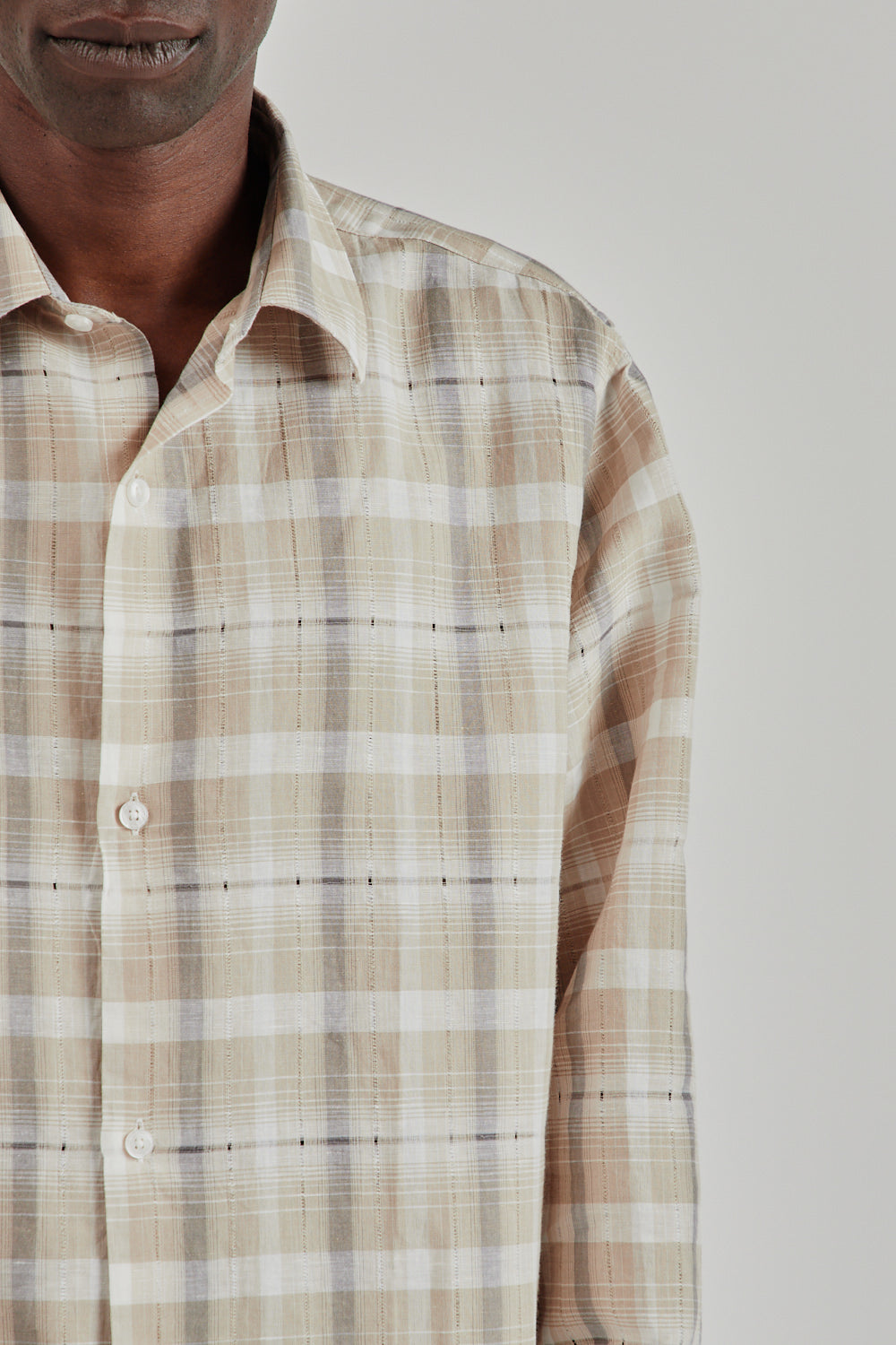 Box Shirt Ghostcel - Brown