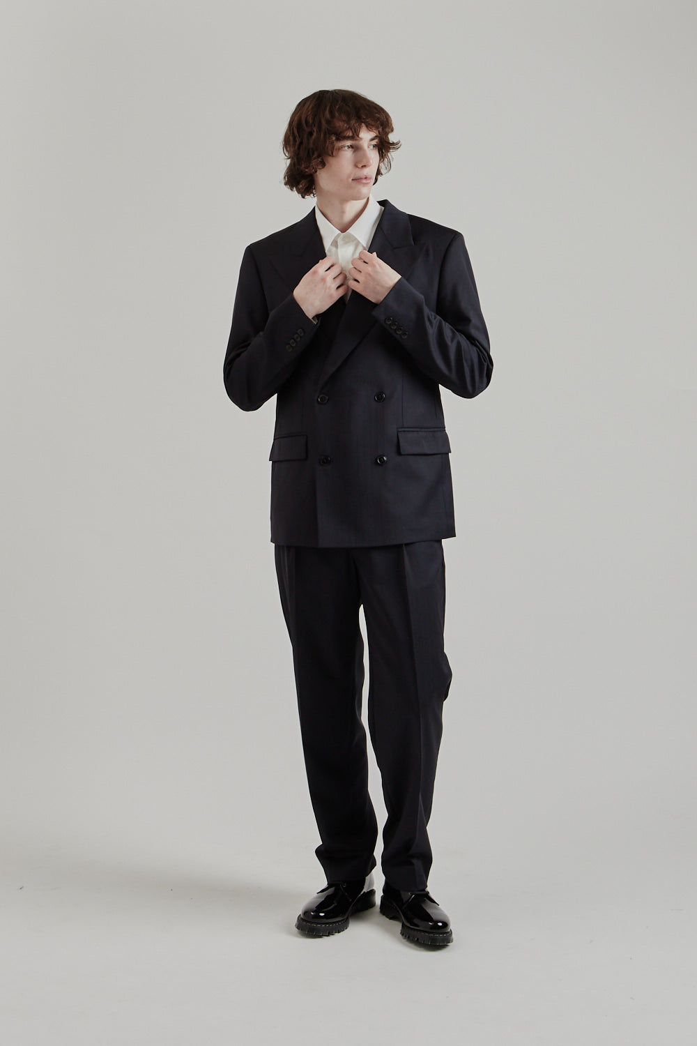 Fairly Normal SS25 Double Breast Blazer Pinstripe 12