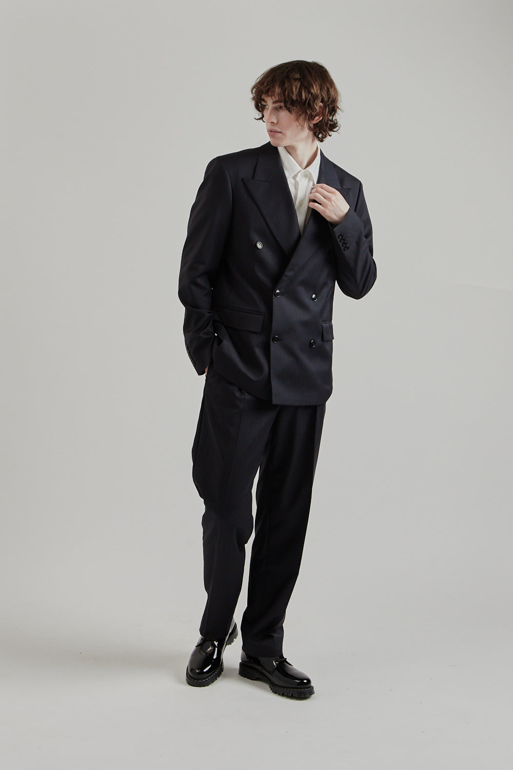 Fairly Normal SS25 Double Breast Blazer Pinstripe 14