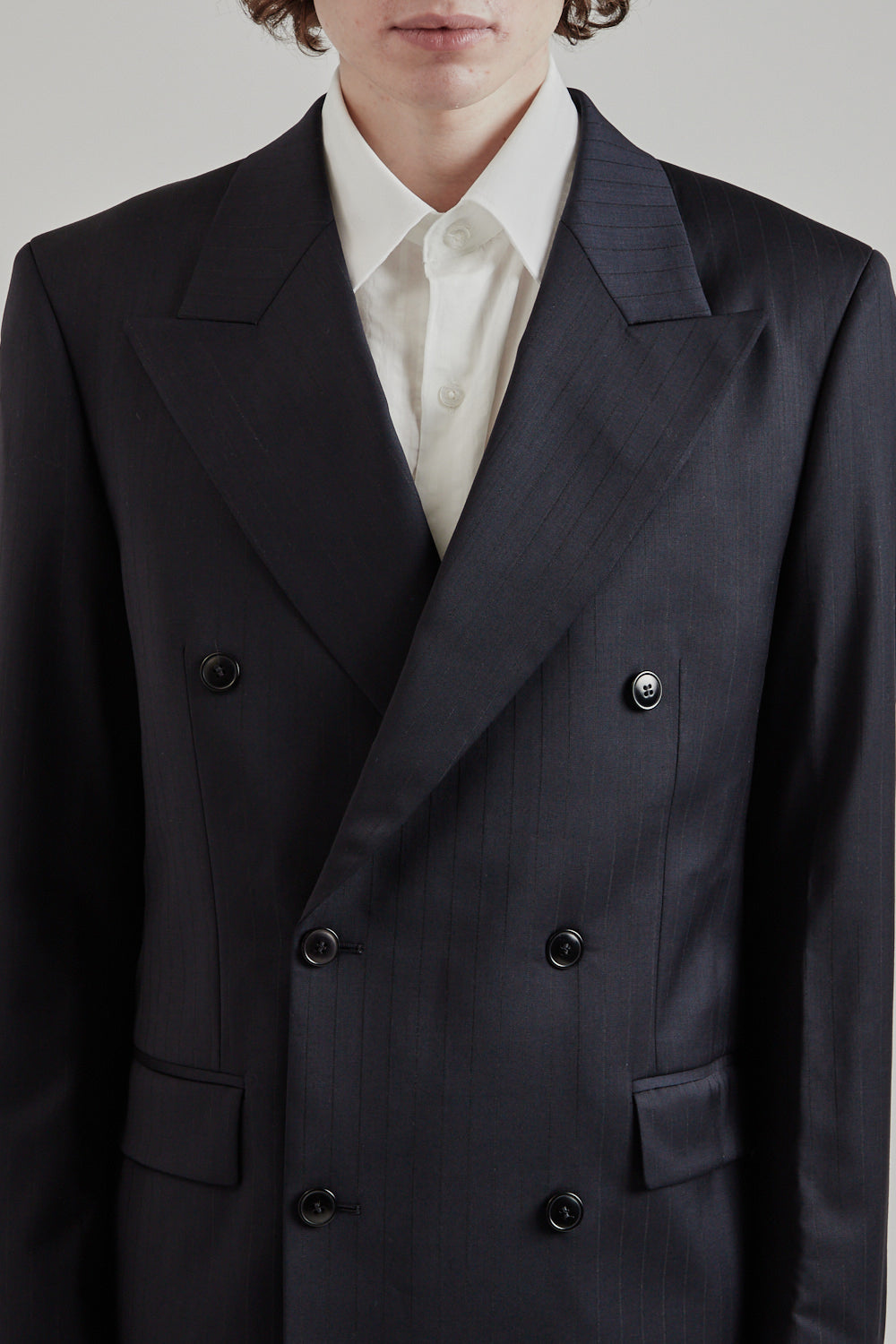 Fairly Normal SS25 Double Breast Blazer Pinstripe 6
