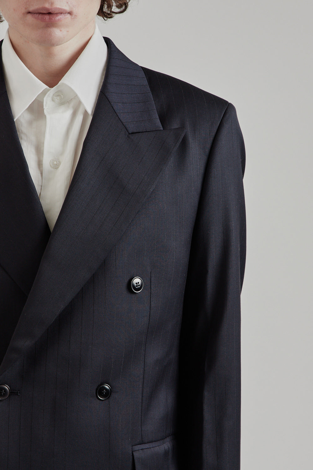 Fairly Normal SS25 Double Breast Blazer Pinstripe 7