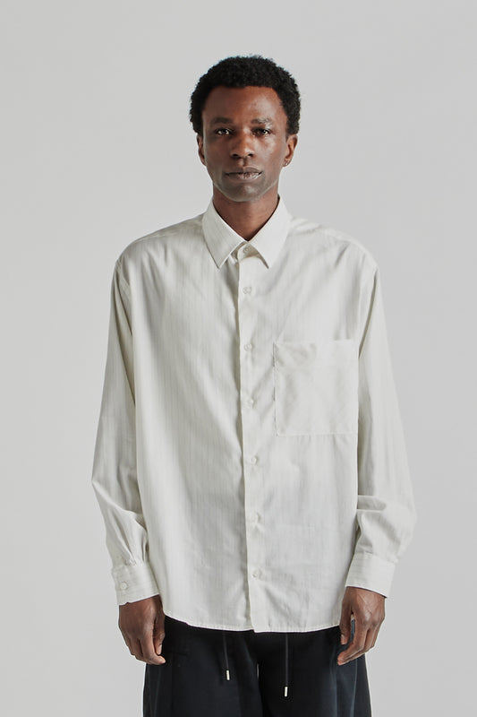 Fairly Normal SS25 Oversized Shirt Rose Stripes 1