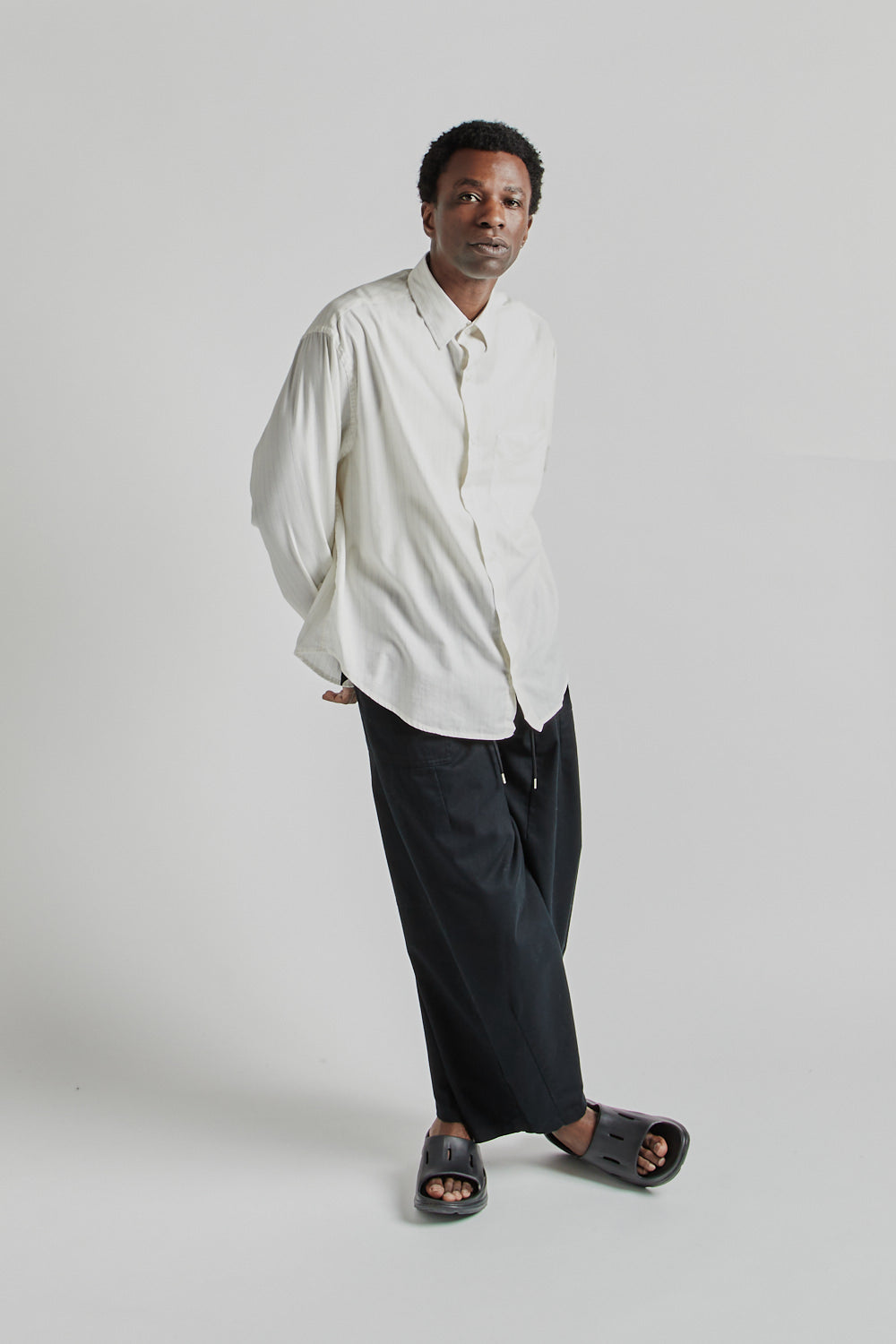 Fairly Normal SS25 Oversized Shirt Rose Stripes 11