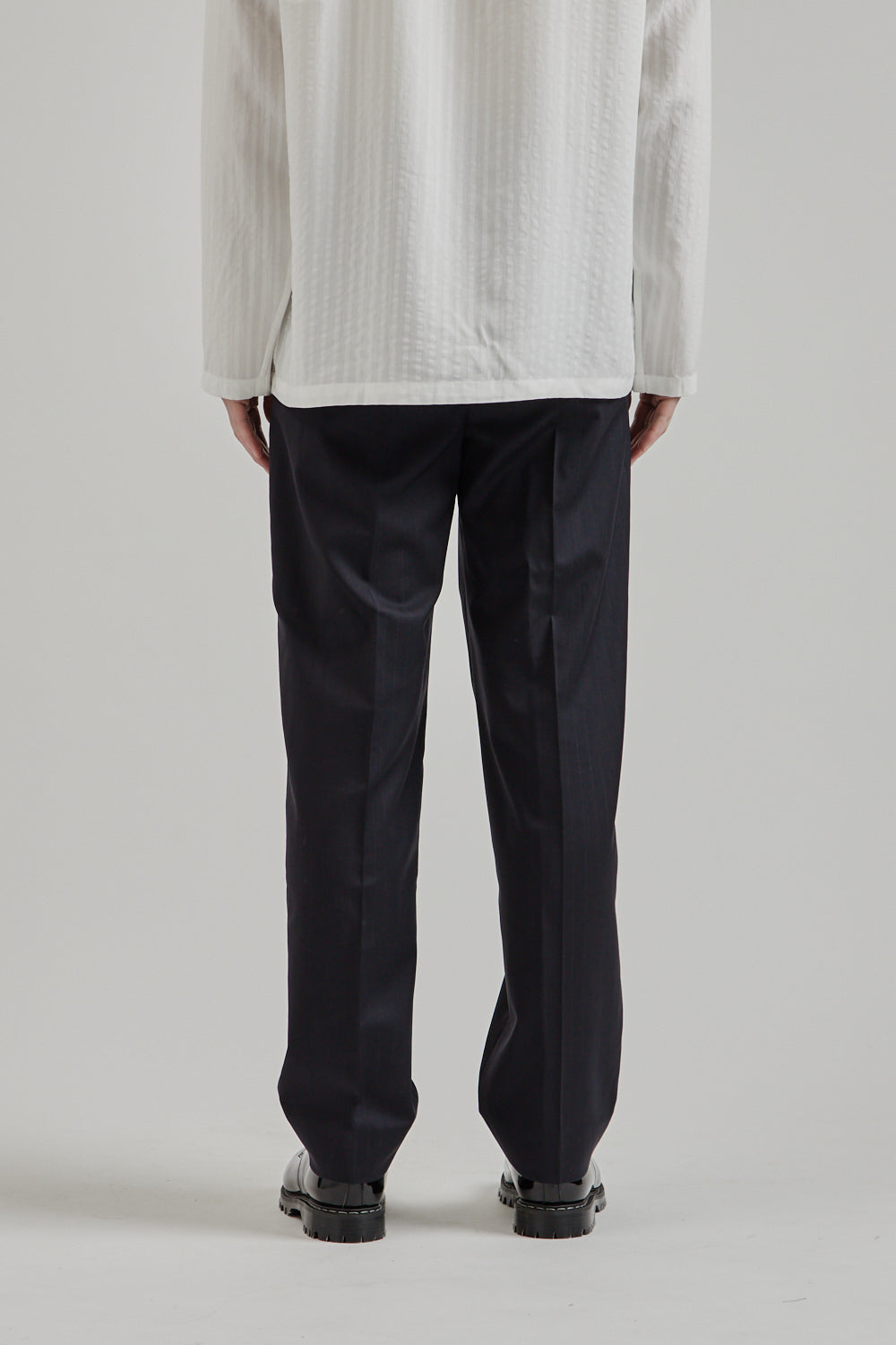 Fairly Normal SS25 Pleated Trousers Pinstripe 4