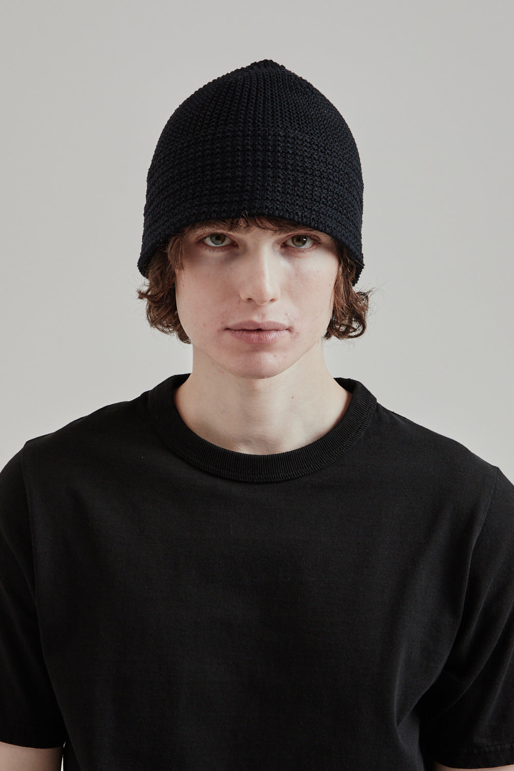 Found Feather SS25 Knit Bucket Hat Black 1