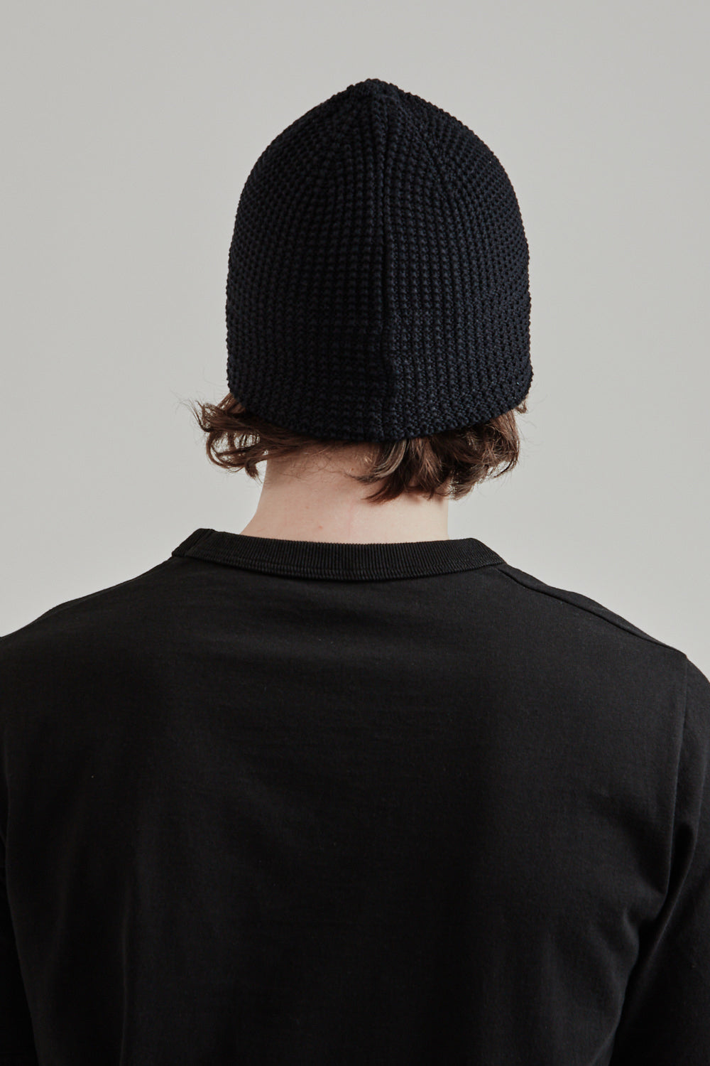 Found Feather SS25 Knit Bucket Hat Black 4