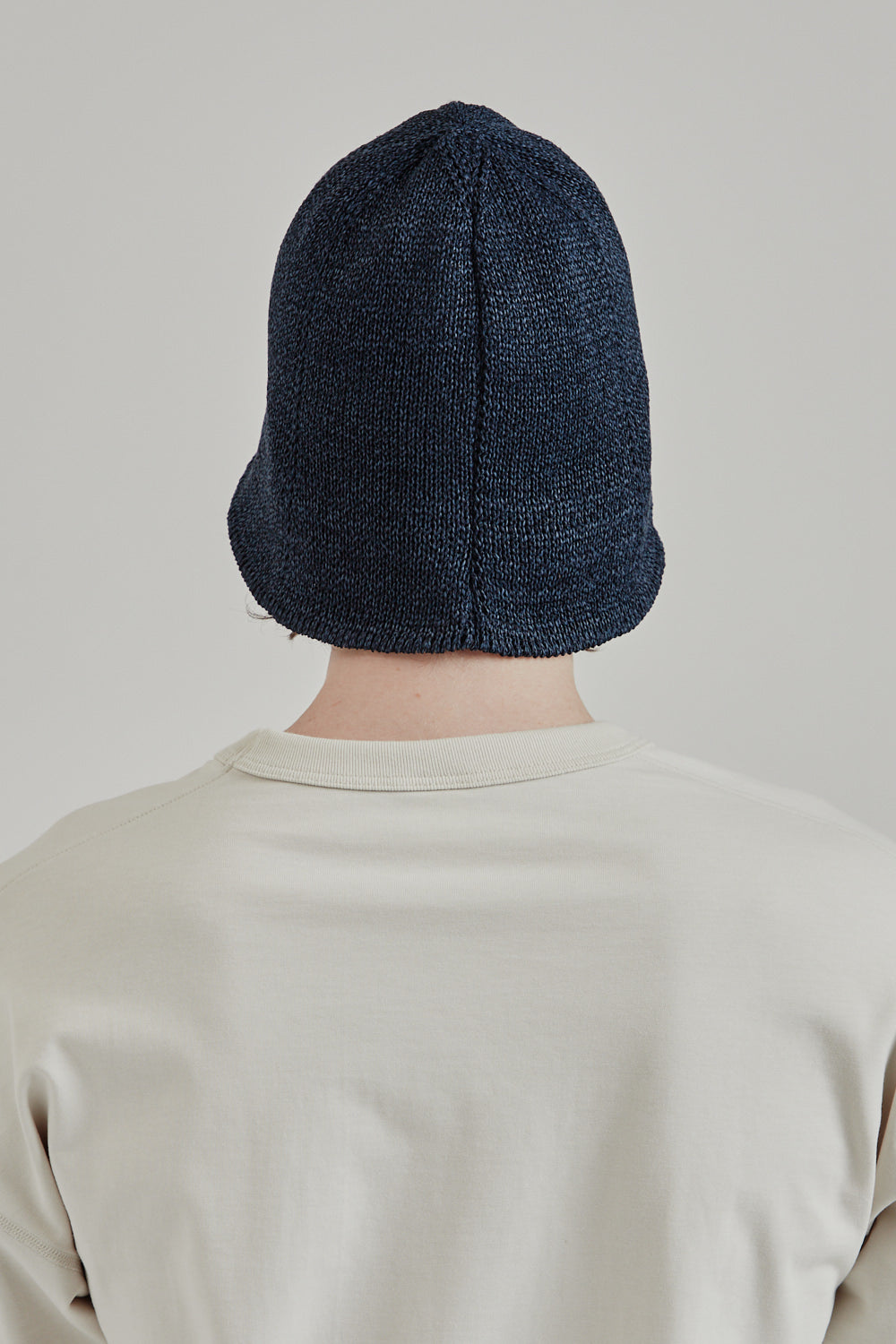 Found Feather SS25 Knit Tulip Hat Indigo 4