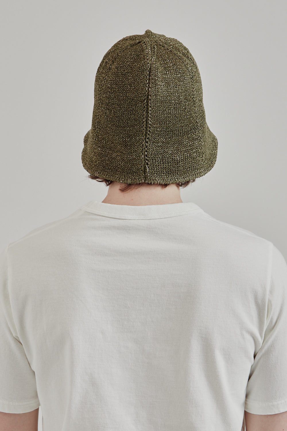 Found Feather SS25 Knit Tulip Hat Military Green 4