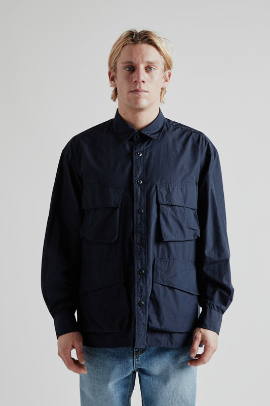 Frizmworks CP Fatigue Shirt Jacket in Navy