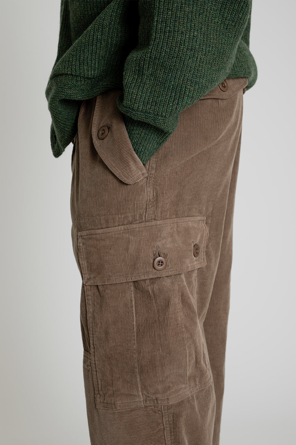 Frizmworks Corduroy M65 Field Pants Brown Detail 04