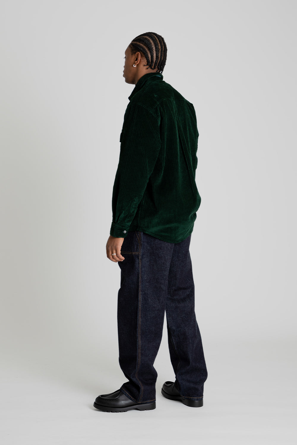 Frizmworks Denim Wide Fatigue Pants Indigo Side