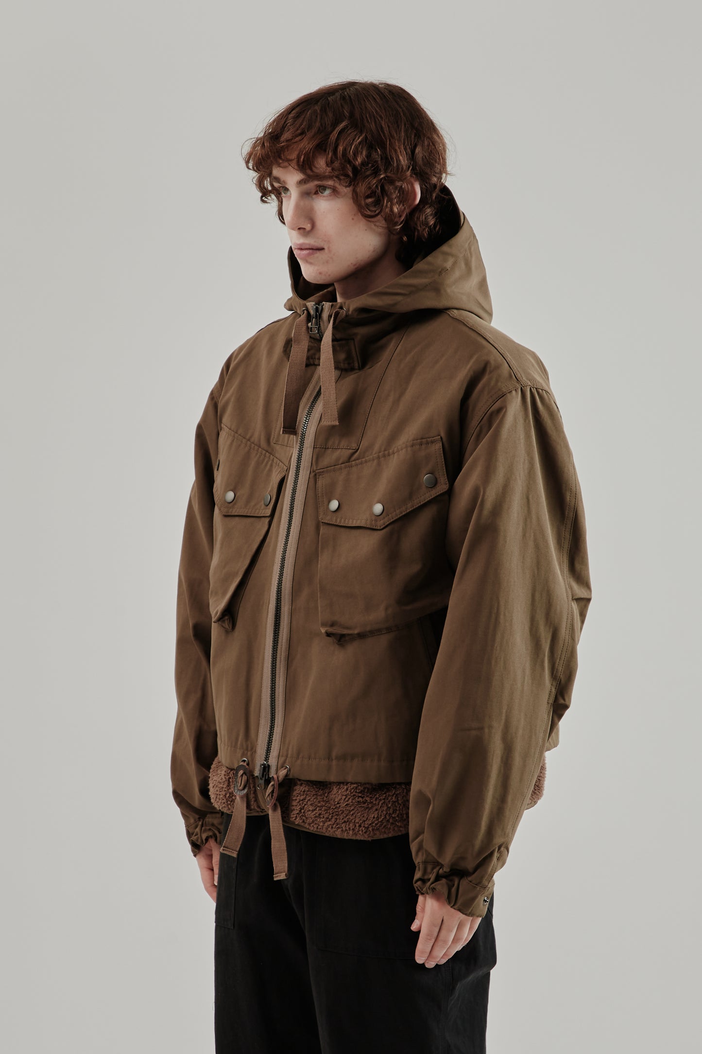 Smock Hooded Parka - Olive