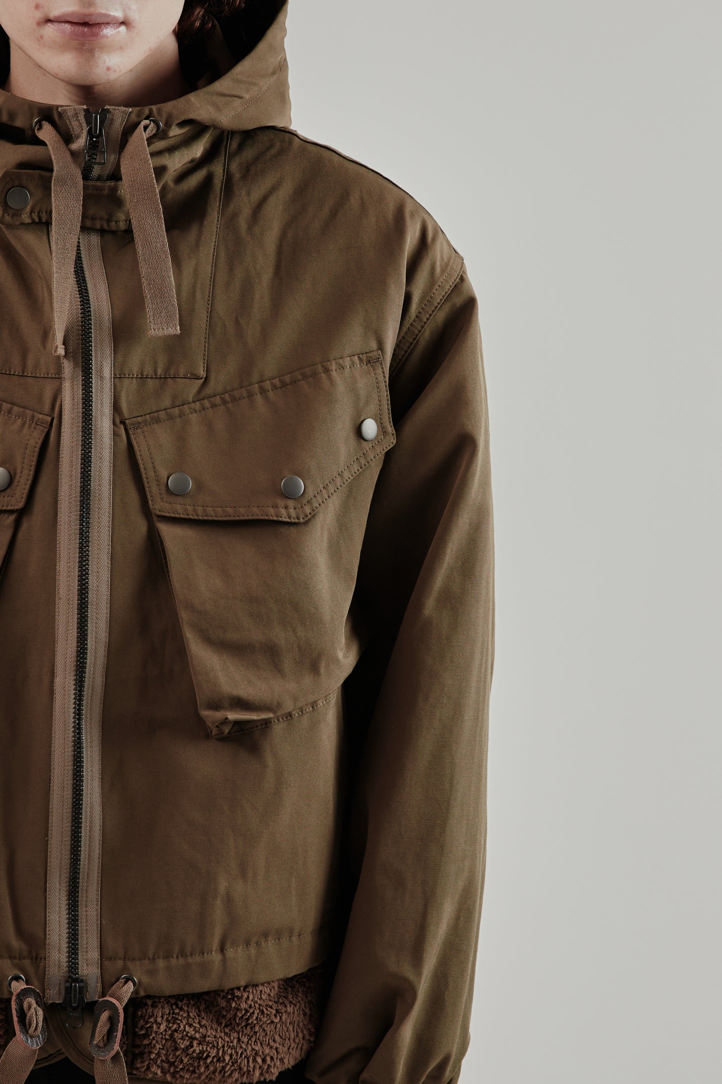 Smock Hooded Parka - Olive