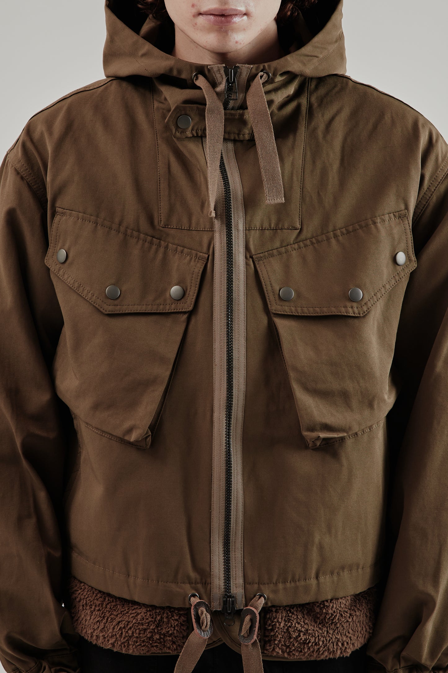 Smock Hooded Parka - Olive