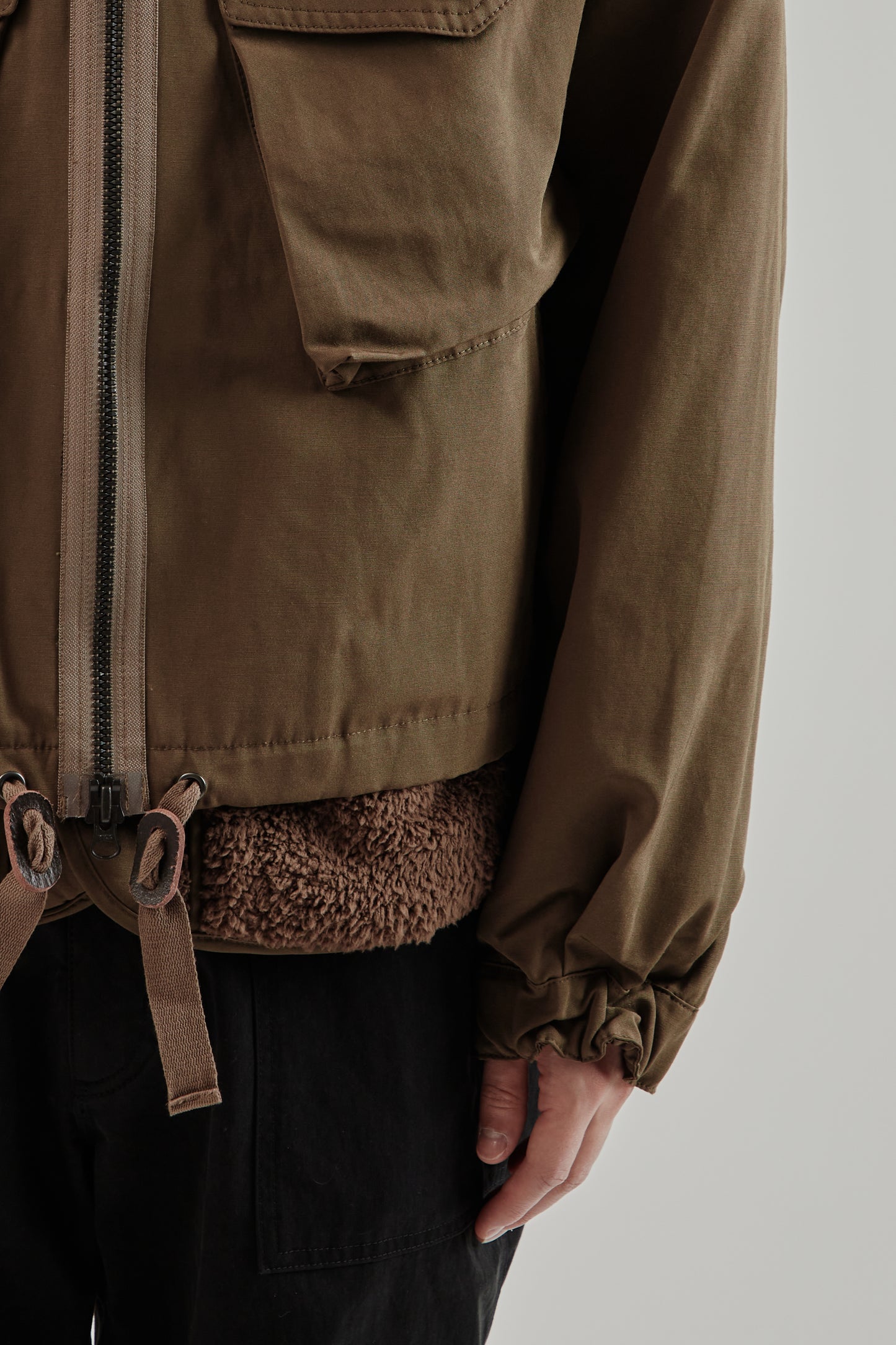 Smock Hooded Parka - Olive