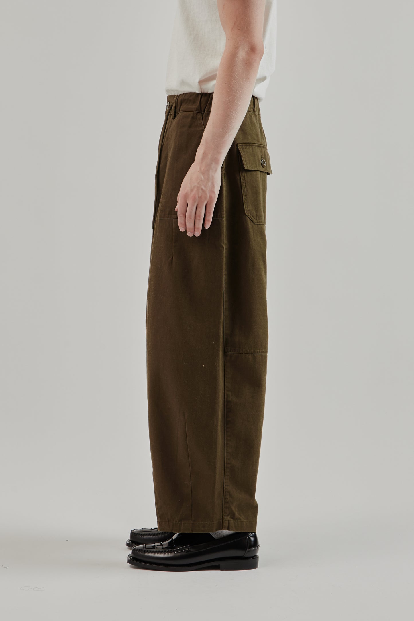 Frizmworks FW25 Twill Balloon Pants Olive 3