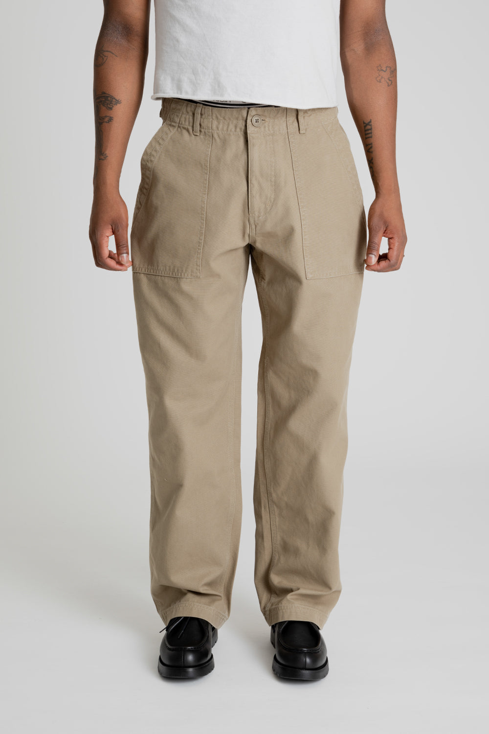 Frizmworks Jungle Cloth Fatigue Pants Khaki Beige Focus
