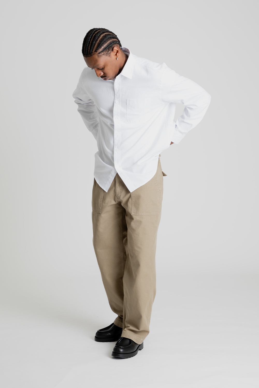 Frizmworks Jungle Cloth Fatigue Pants Khaki Beige Front