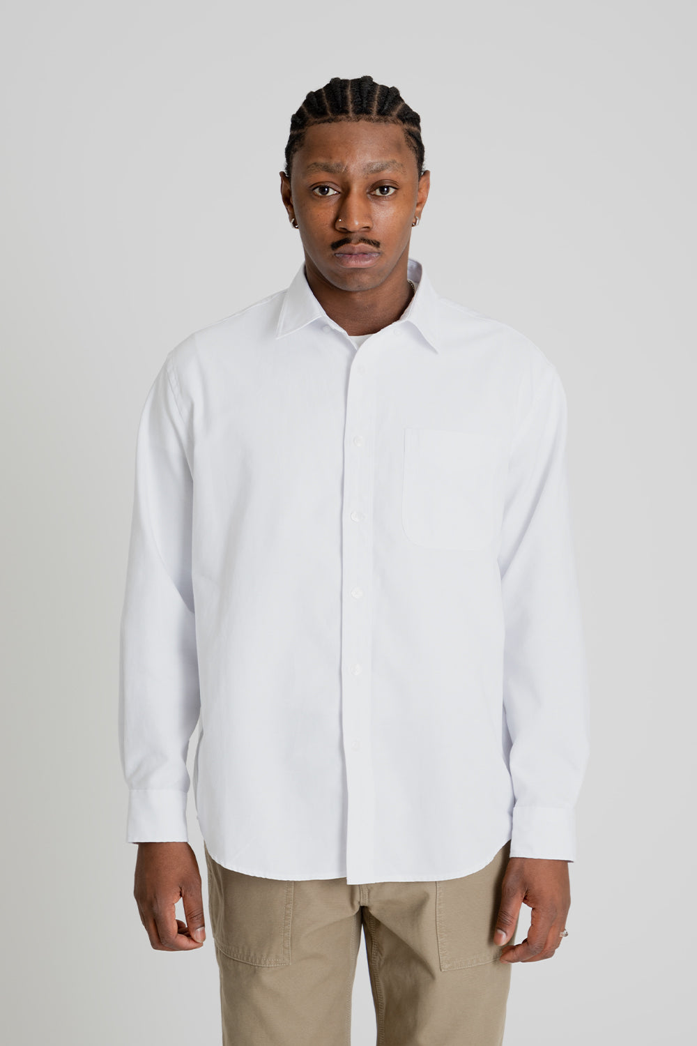 Frizmworks OG Oxford Oversized Shirt in White | Wallace Mercantile