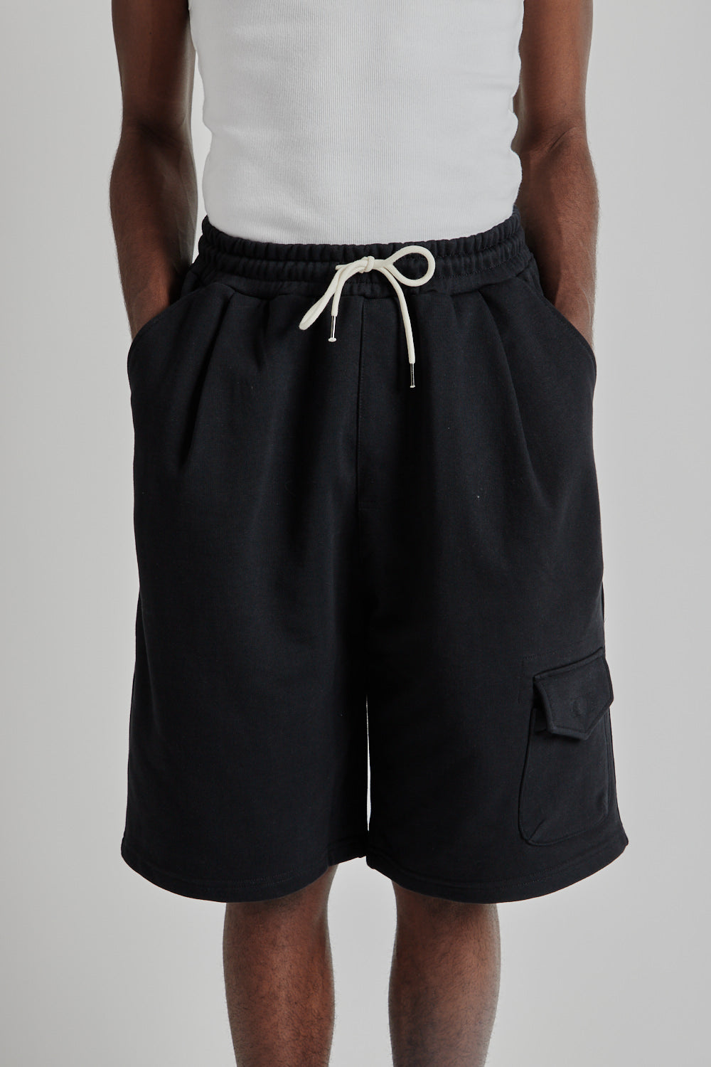 Pouch Pocket Sweat Shirts - Black - Wallace Mercantile Shop