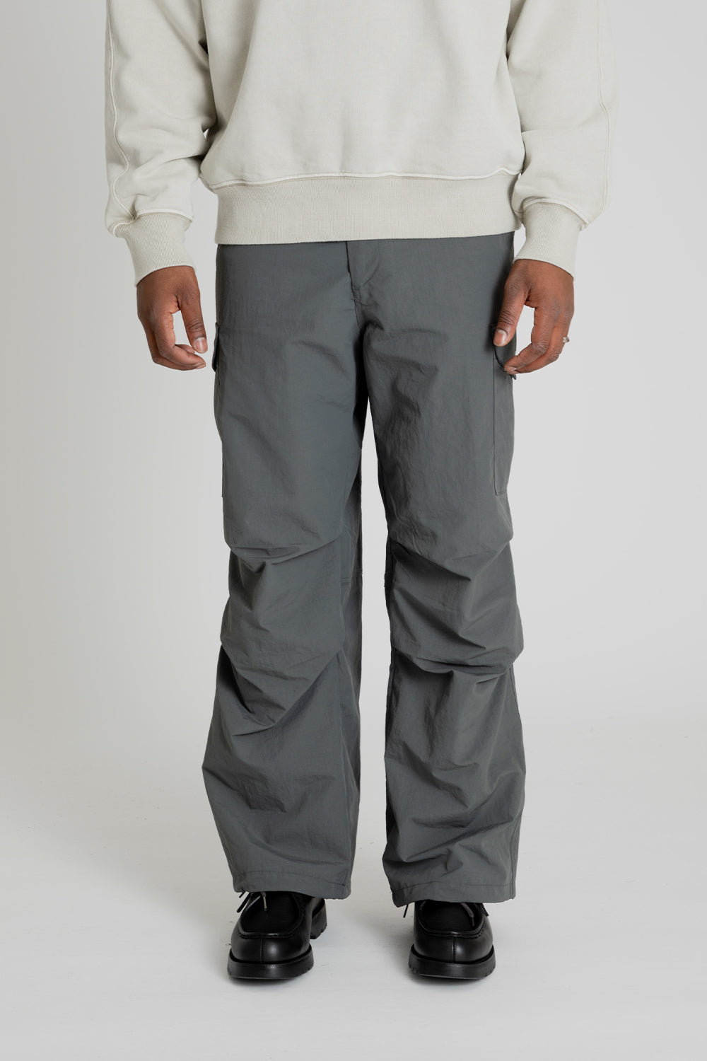 Elastic Waist Parachute Ripstop Cargo Trouser