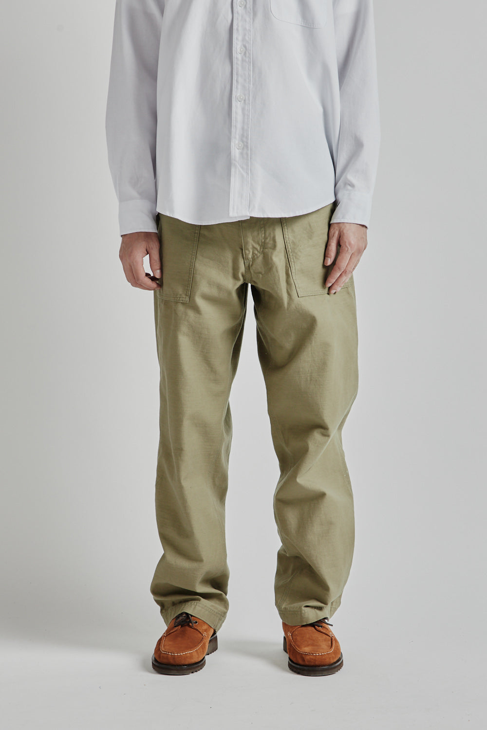 Frizmworks Back Satin Fatigue Pants - Khaki Beige | Wallace