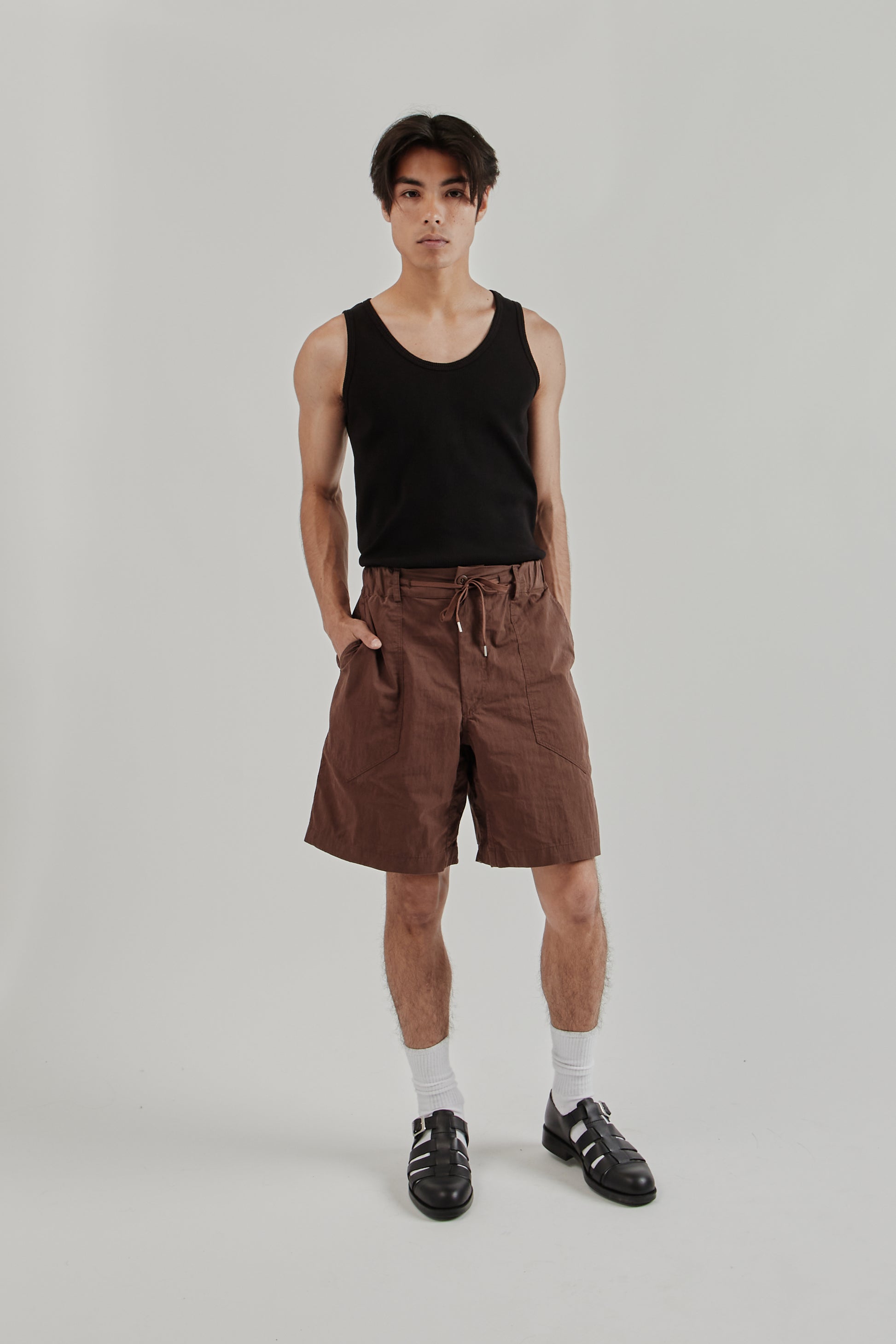Frizmworks SS25 CN Nib Fatigue Shorts Brown 8