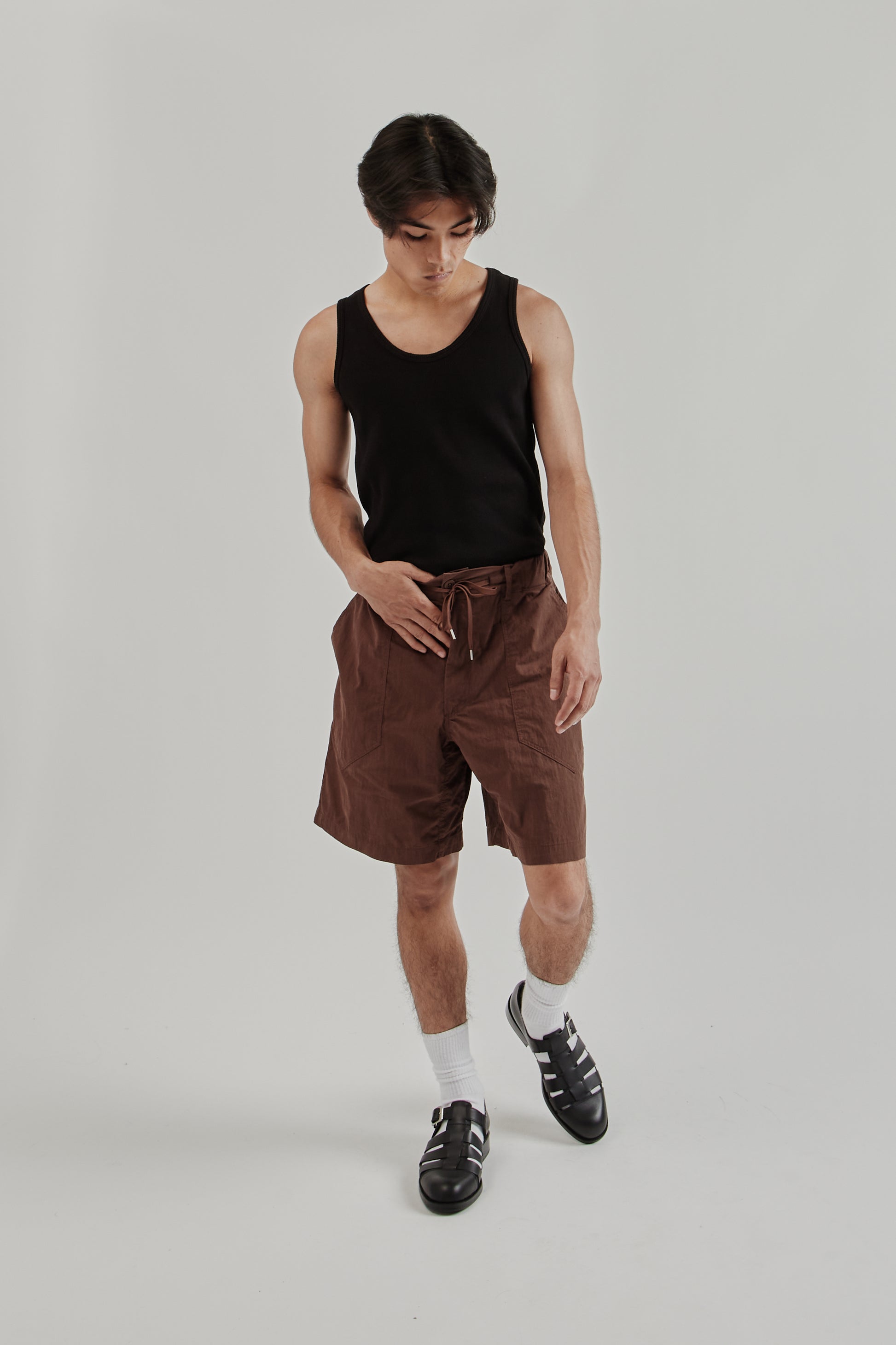 Frizmworks SS25 CN Nib Fatigue Shorts Brown 9