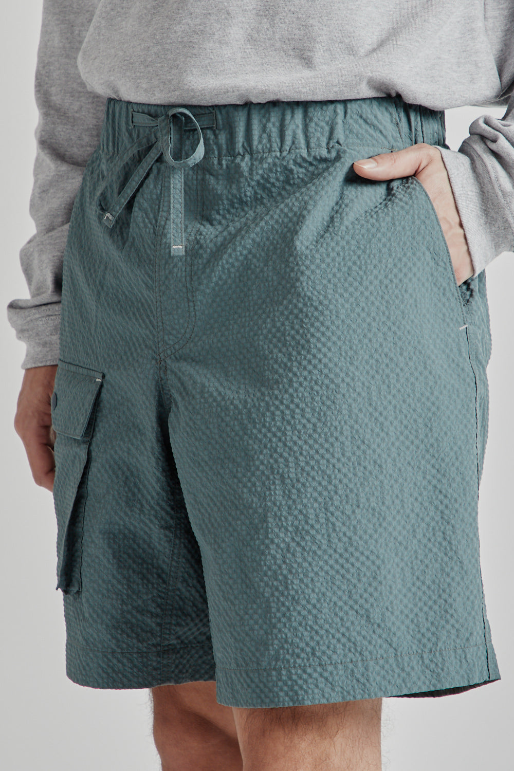 Frizmworks SS25 Comfortable Banding Shorts Teal 010