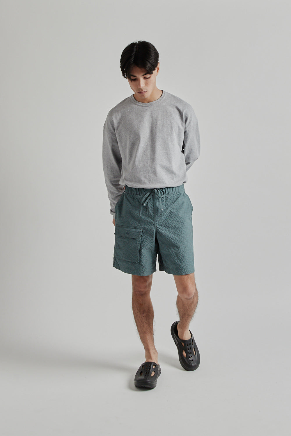 Frizmworks SS25 Comfortable Banding Shorts Teal 012