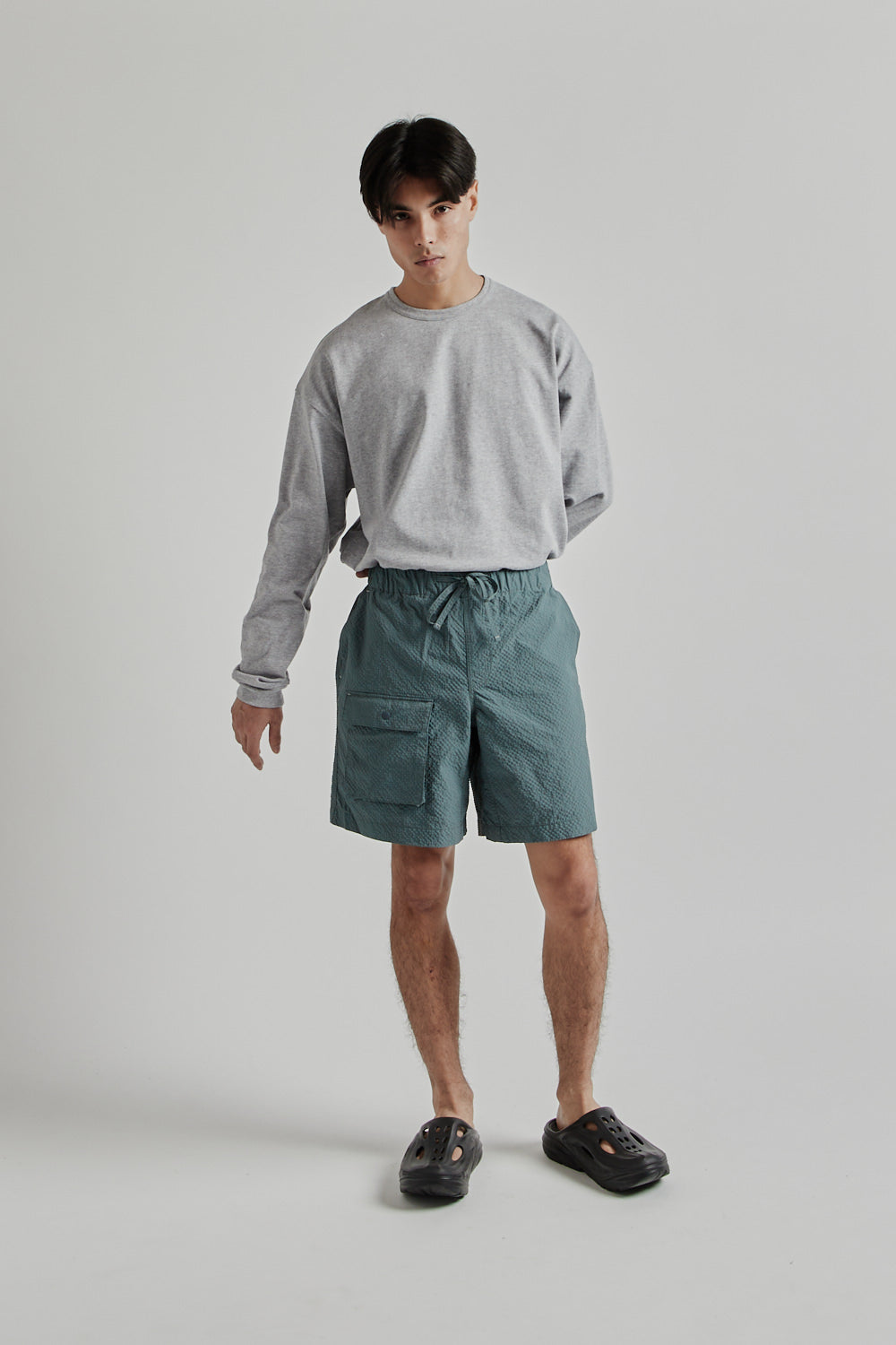 Frizmworks SS25 Comfortable Banding Shorts Teal 014