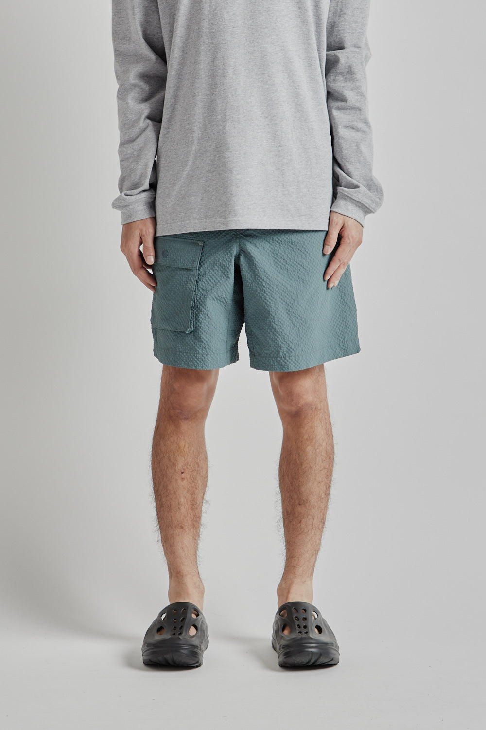 Frizmworks SS25 Comfortable Banding Shorts Teal 02