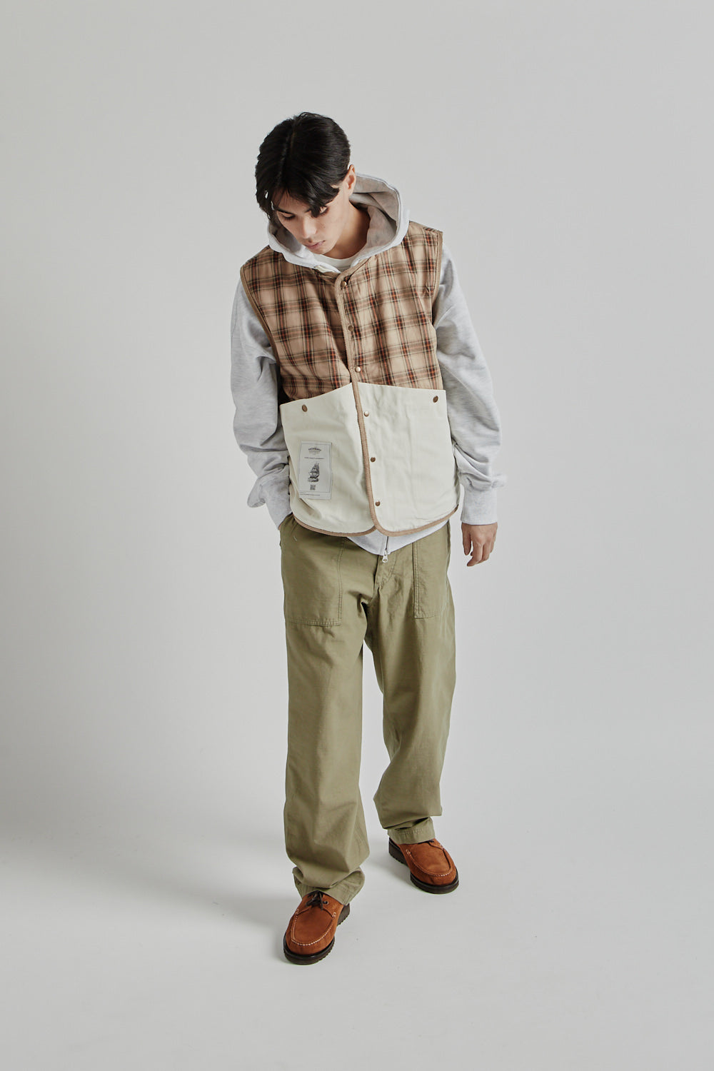 Frizmworks SS25 Heritage Hunting Vest Cream 018