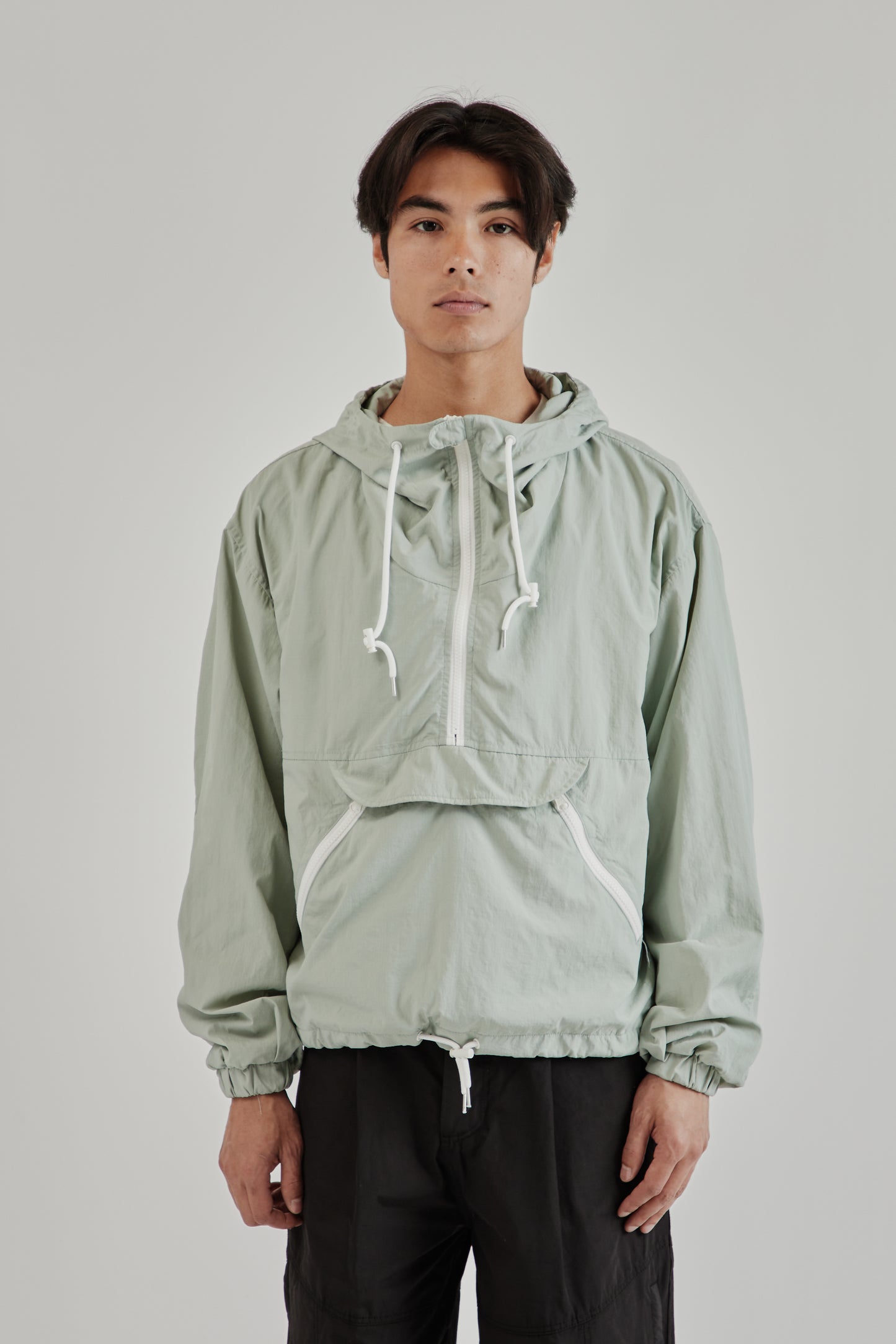 Frizmworks SS25 Mondrian Light Anorak Parka Peppermint 2